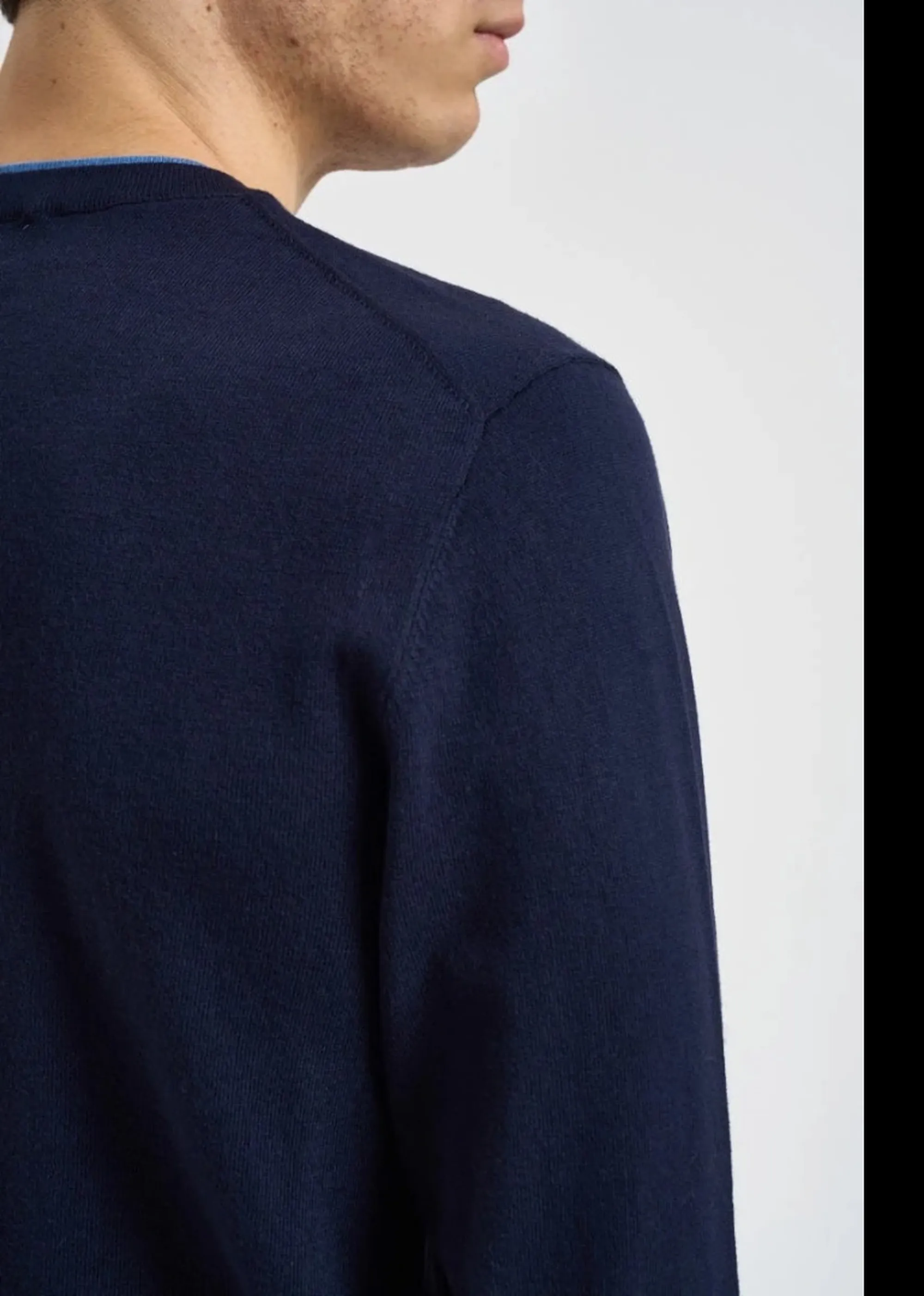 Sun 68 B'Double Rib Sweater' Blu K46159 196016