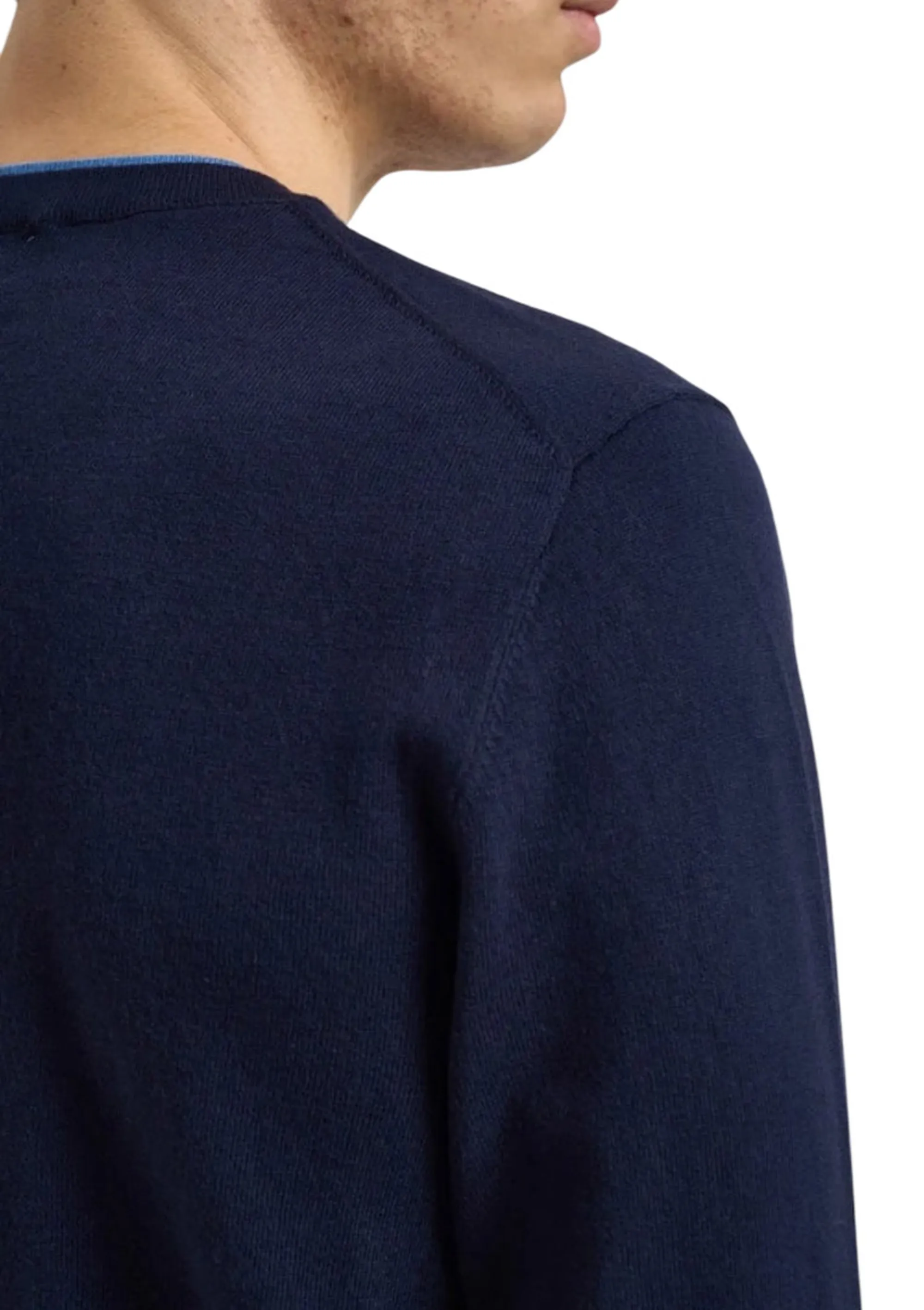 Sun 68 B'Double Rib Sweater' Blu K46159 196114