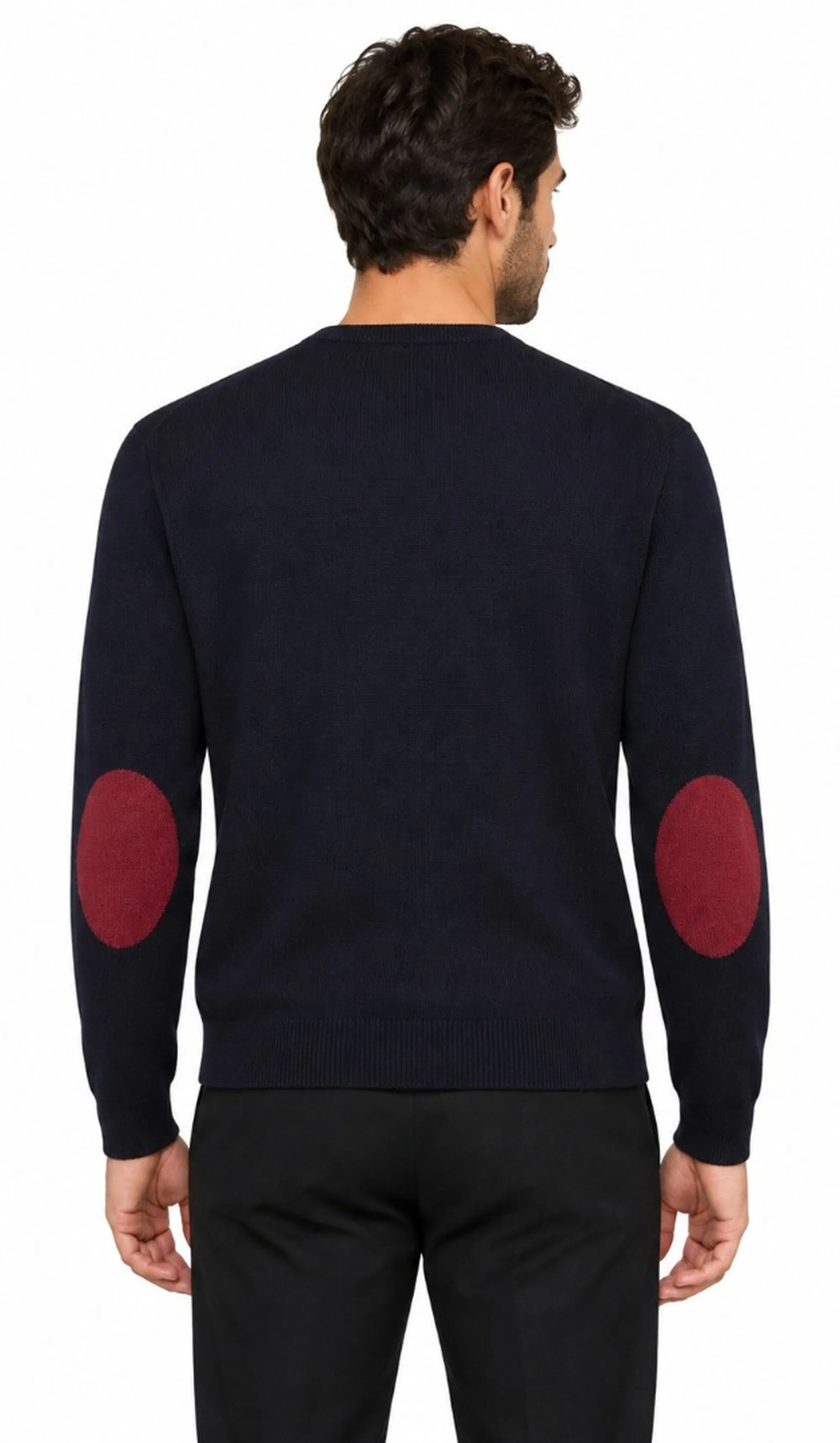 Sun 68 B'Sweater Elbow And Pocket Contrast' Blu K45147 198954
