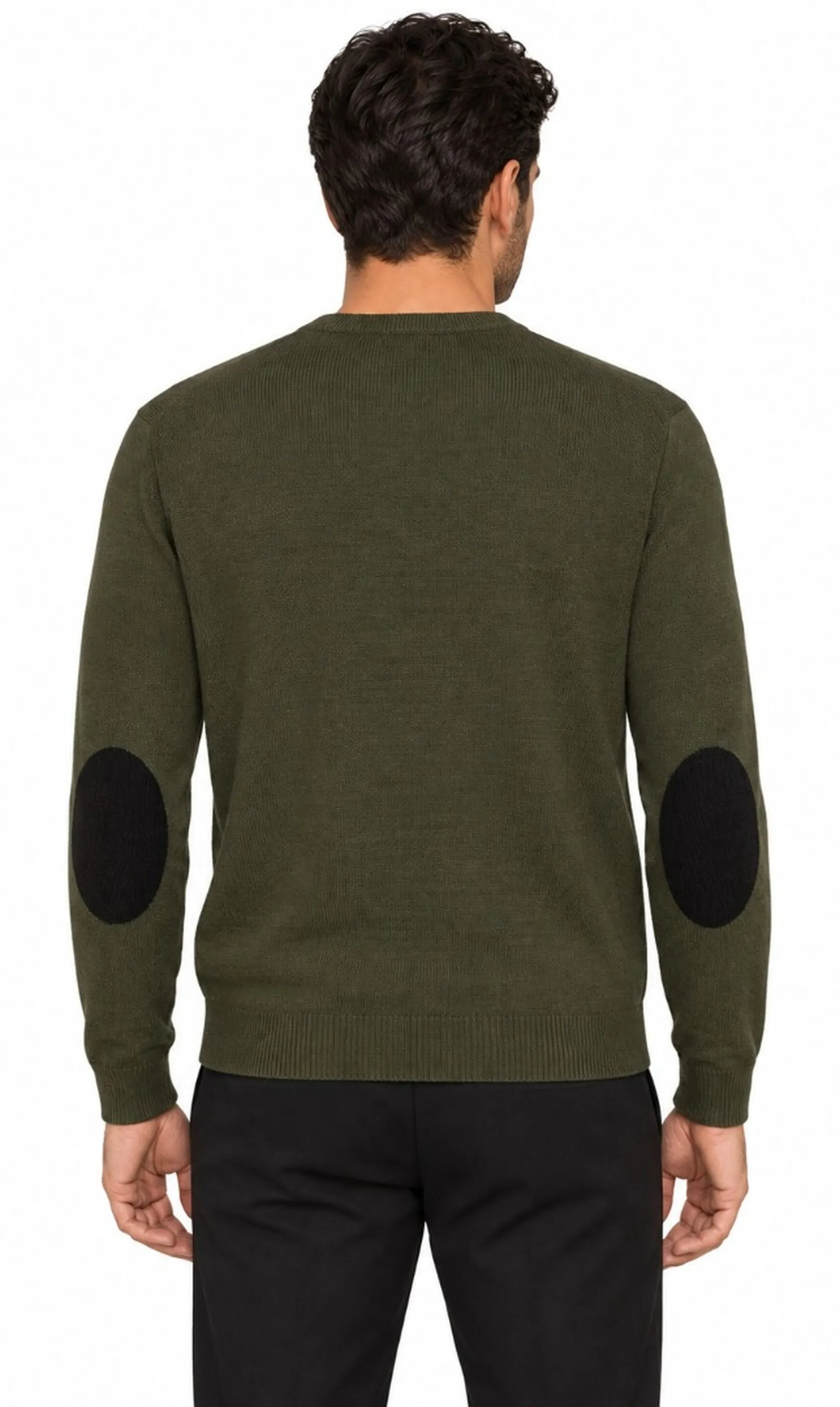 Sun 68 B'Sweater Elbow And Pocket Contrast' Military K45147 198964