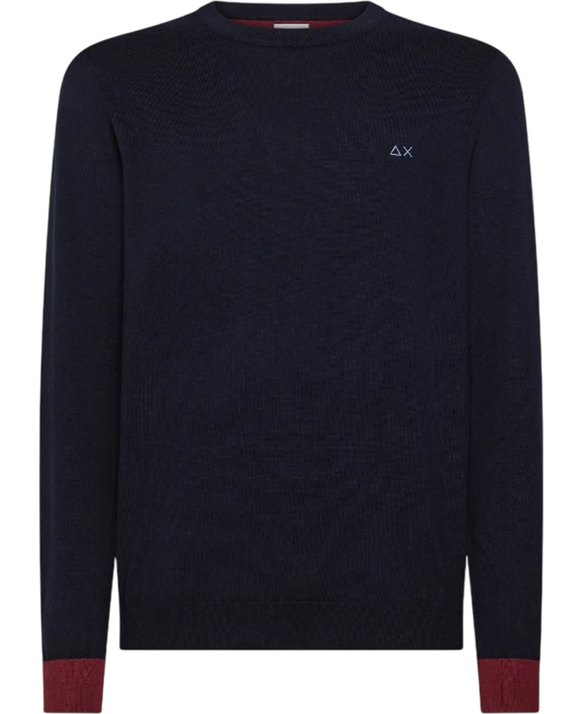 Sun 68 Maglia Elbow Contrast Blu K45143 167805