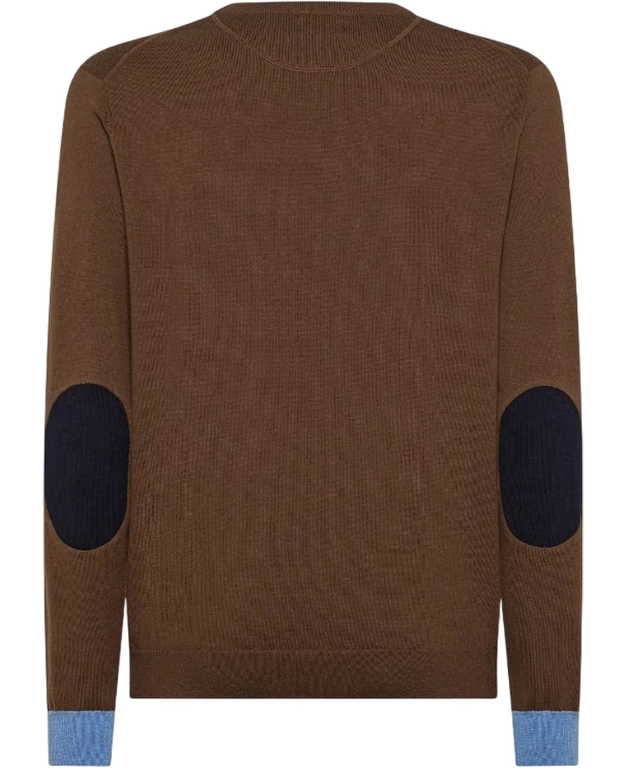 Sun 68 Maglia Elbow Contrast Marrone K45143 167804