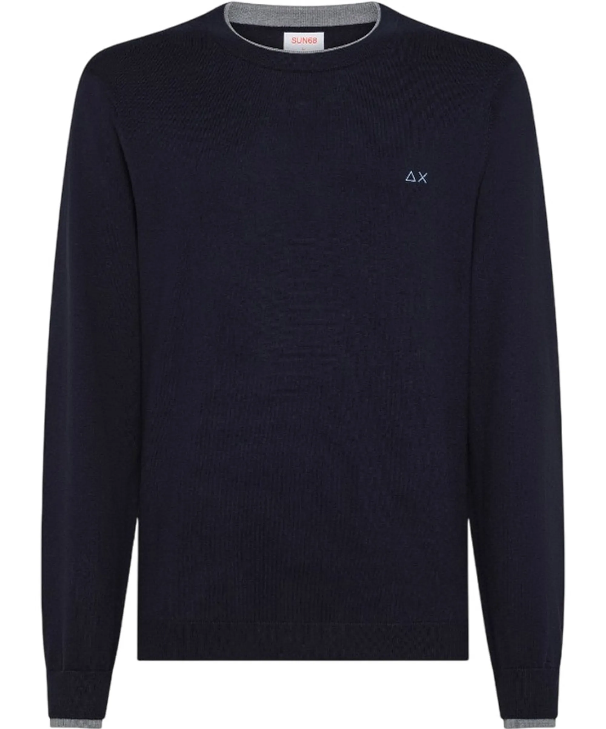 Sun 68 Maglia Round Double Rib Blu K45141 167801