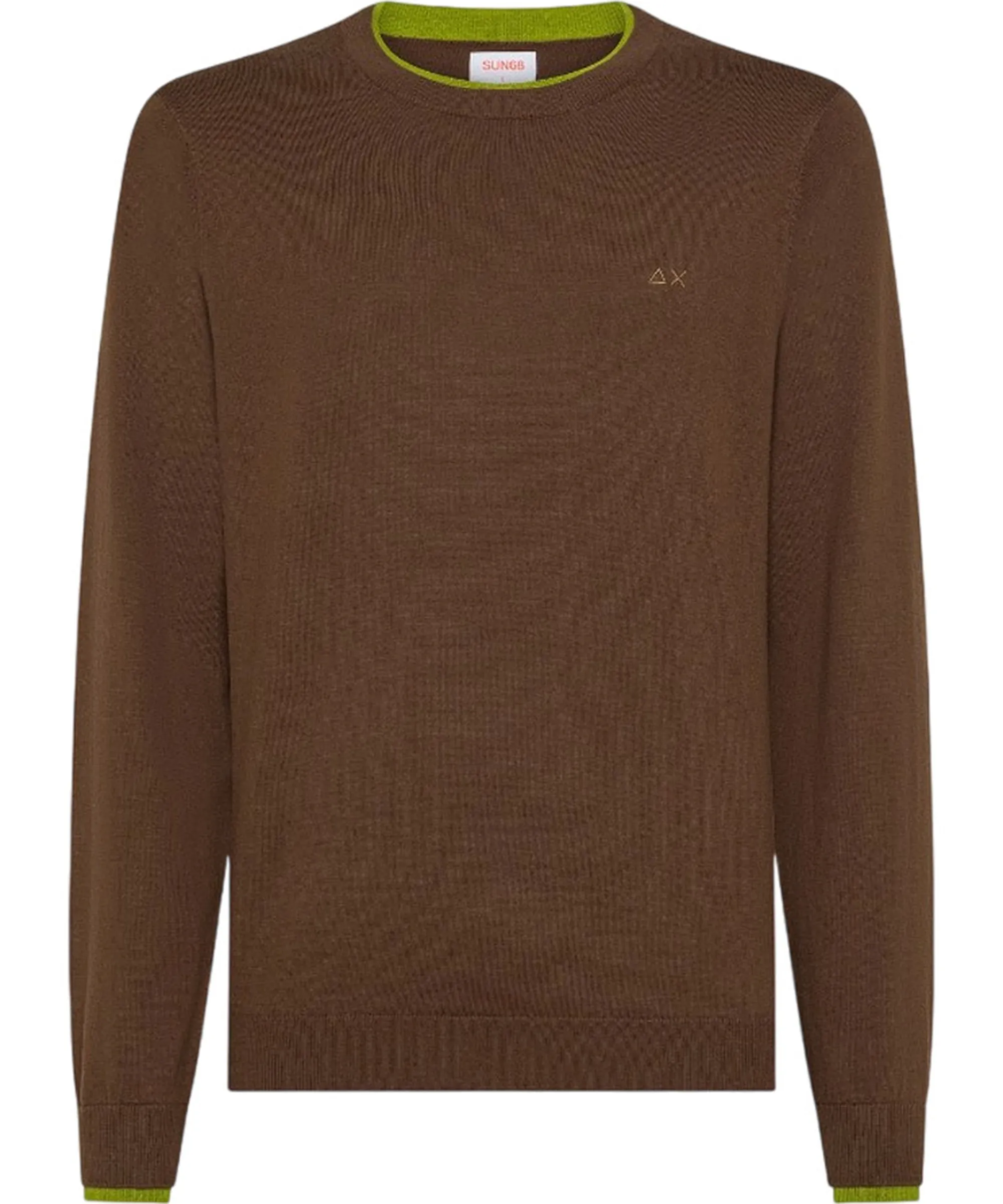 Sun 68 Maglia Round Double Rib Marrone K45141 167802