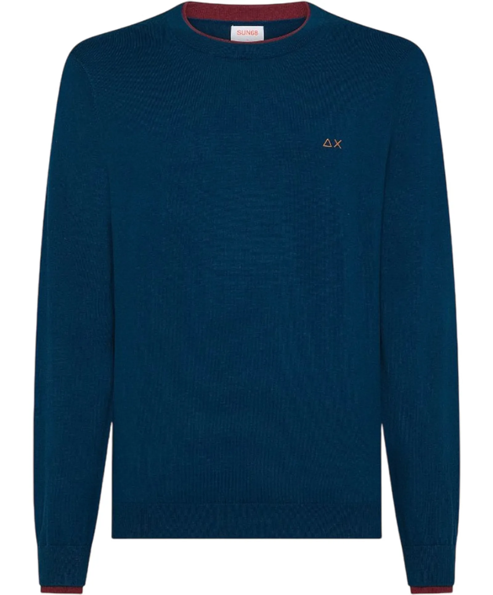 Sun 68 Maglia Round Double Rib Petrolio K45141 167800