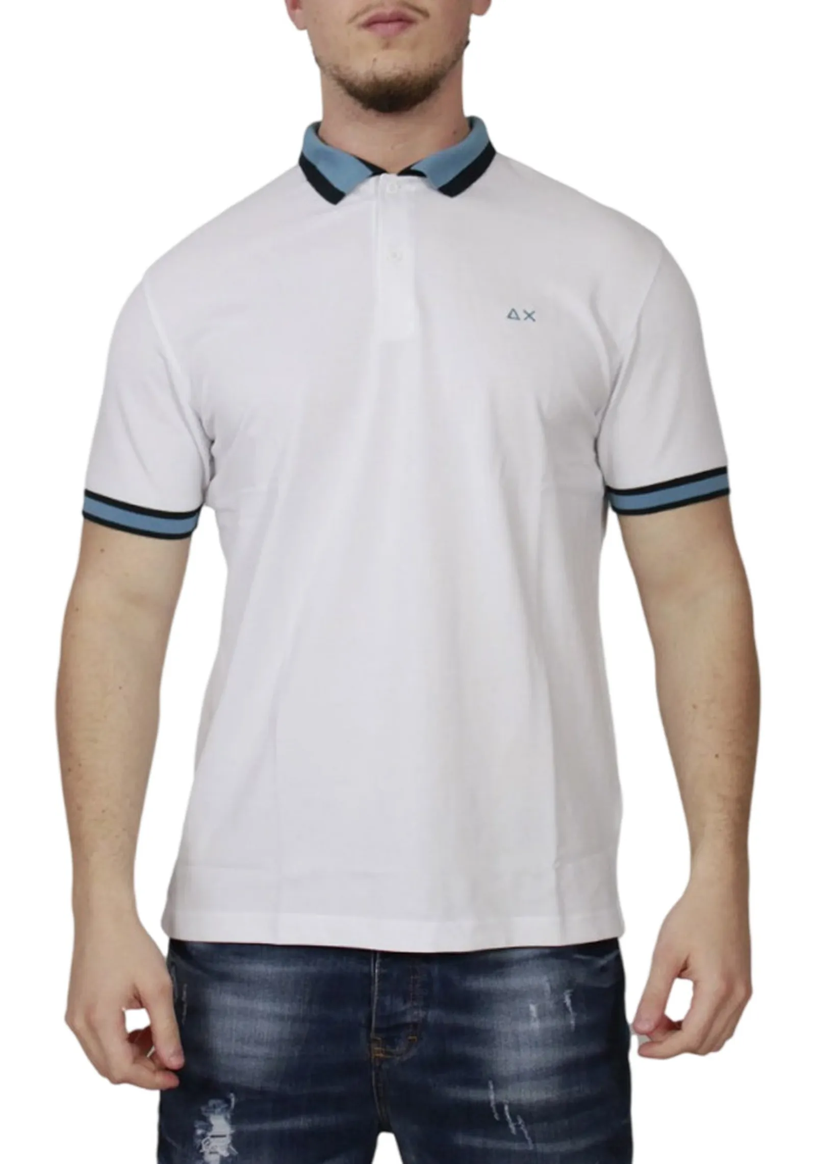 Sun 68 Polo Bianco A36117 180072