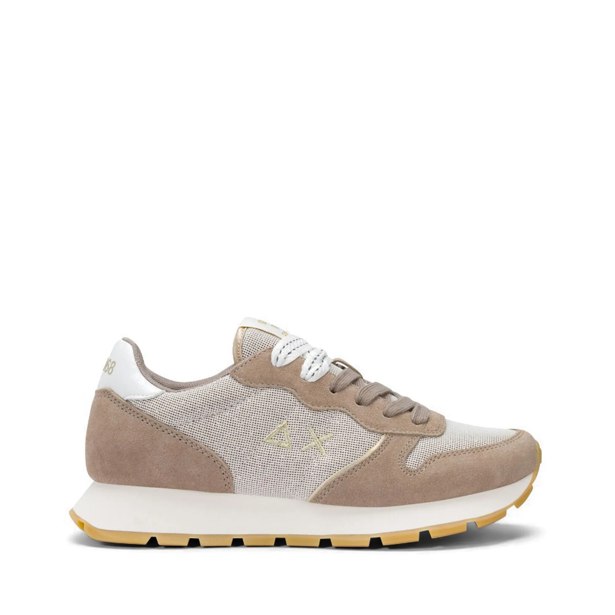 Sun 68 Sneakers Ally Glitter Textile Beige Z36203 175542