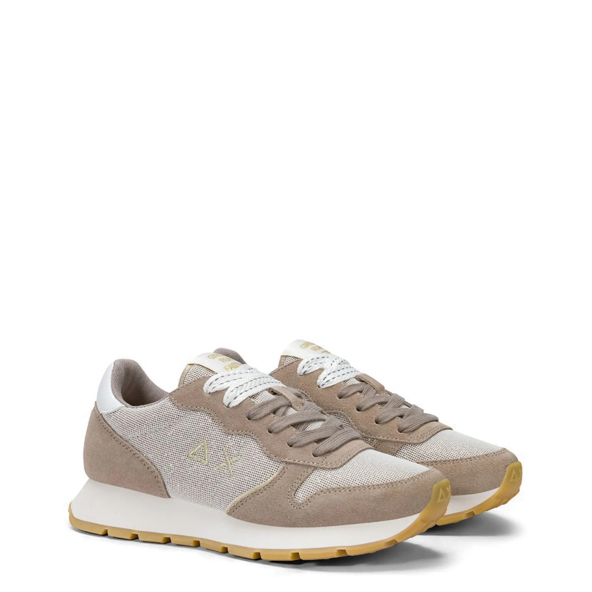 Sun 68 Sneakers Ally Glitter Textile Beige Z36203 175543