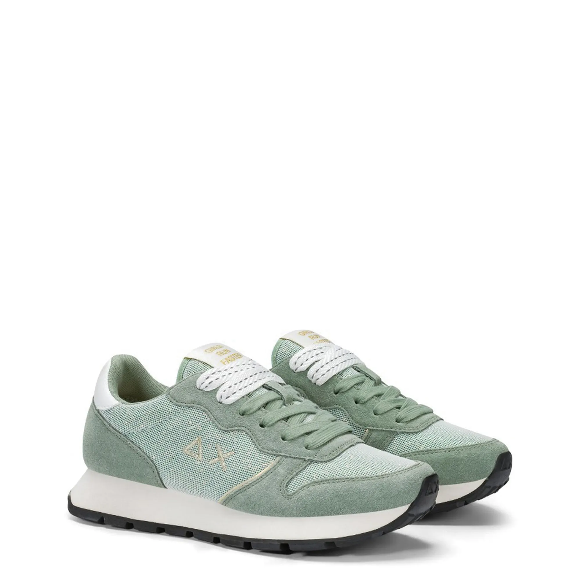 Sun 68 Sneakers Ally Glitter Textile Verde Salvia Z36203 175546
