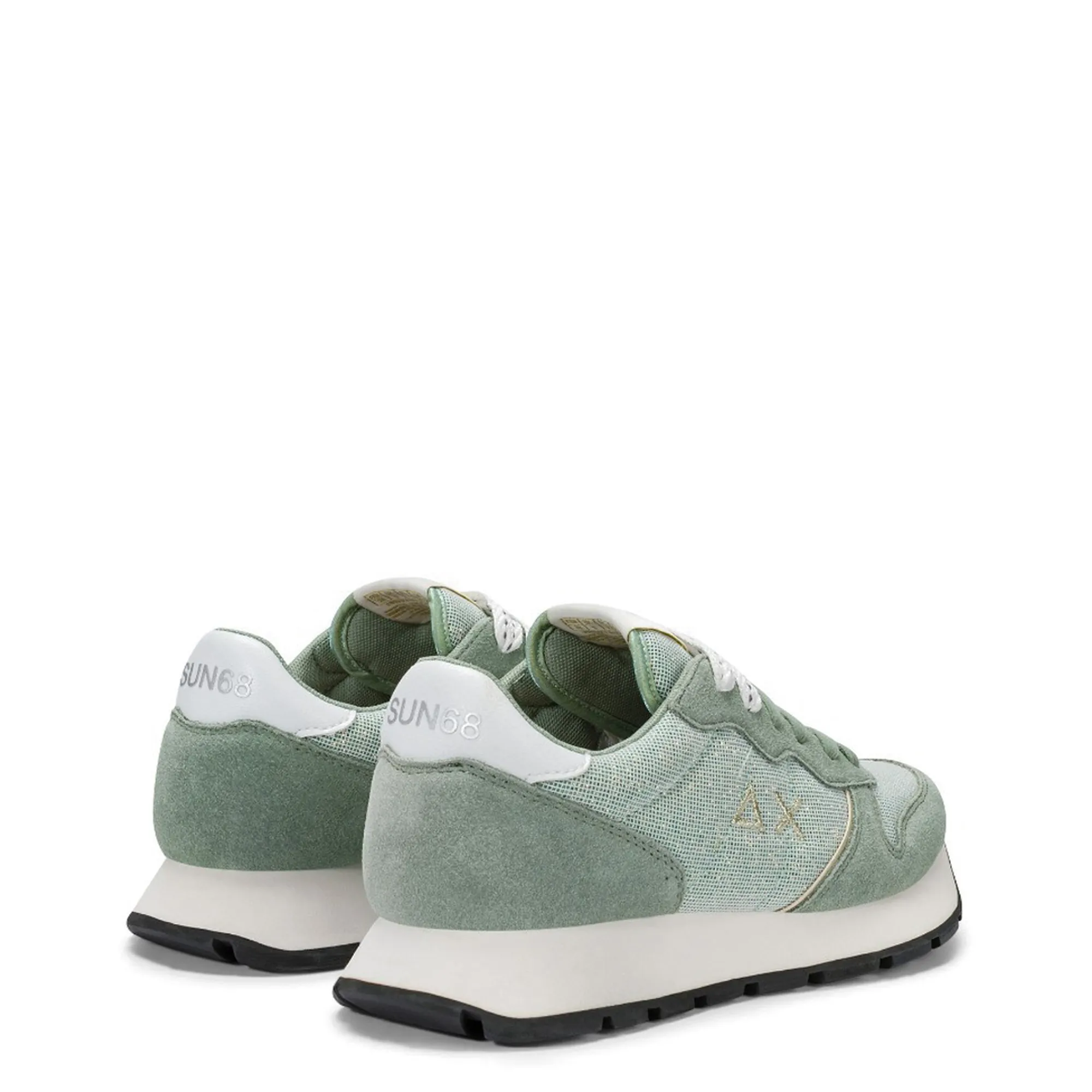 Sun 68 Sneakers Ally Glitter Textile Verde Salvia Z36203 175548