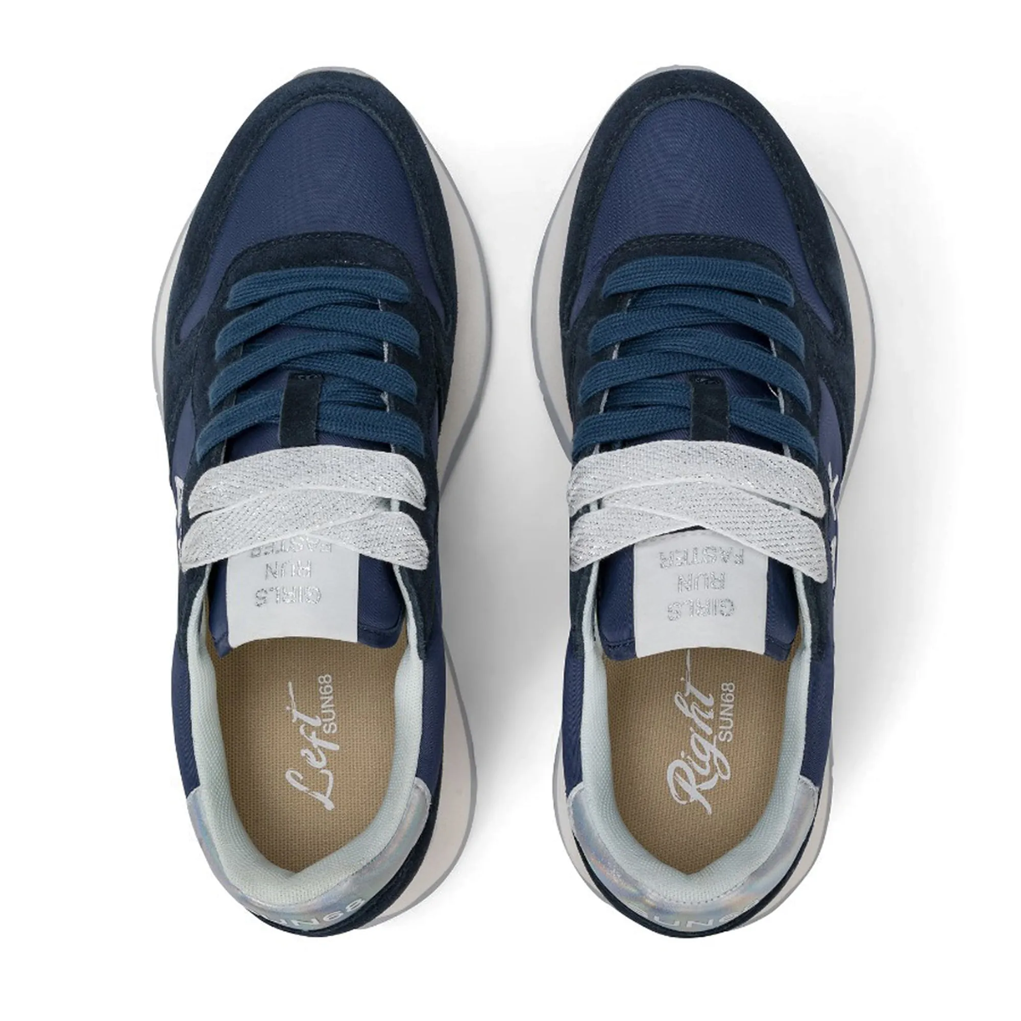 Sun 68 Sneakers Ally Gold Silver Blu Z36202 175561