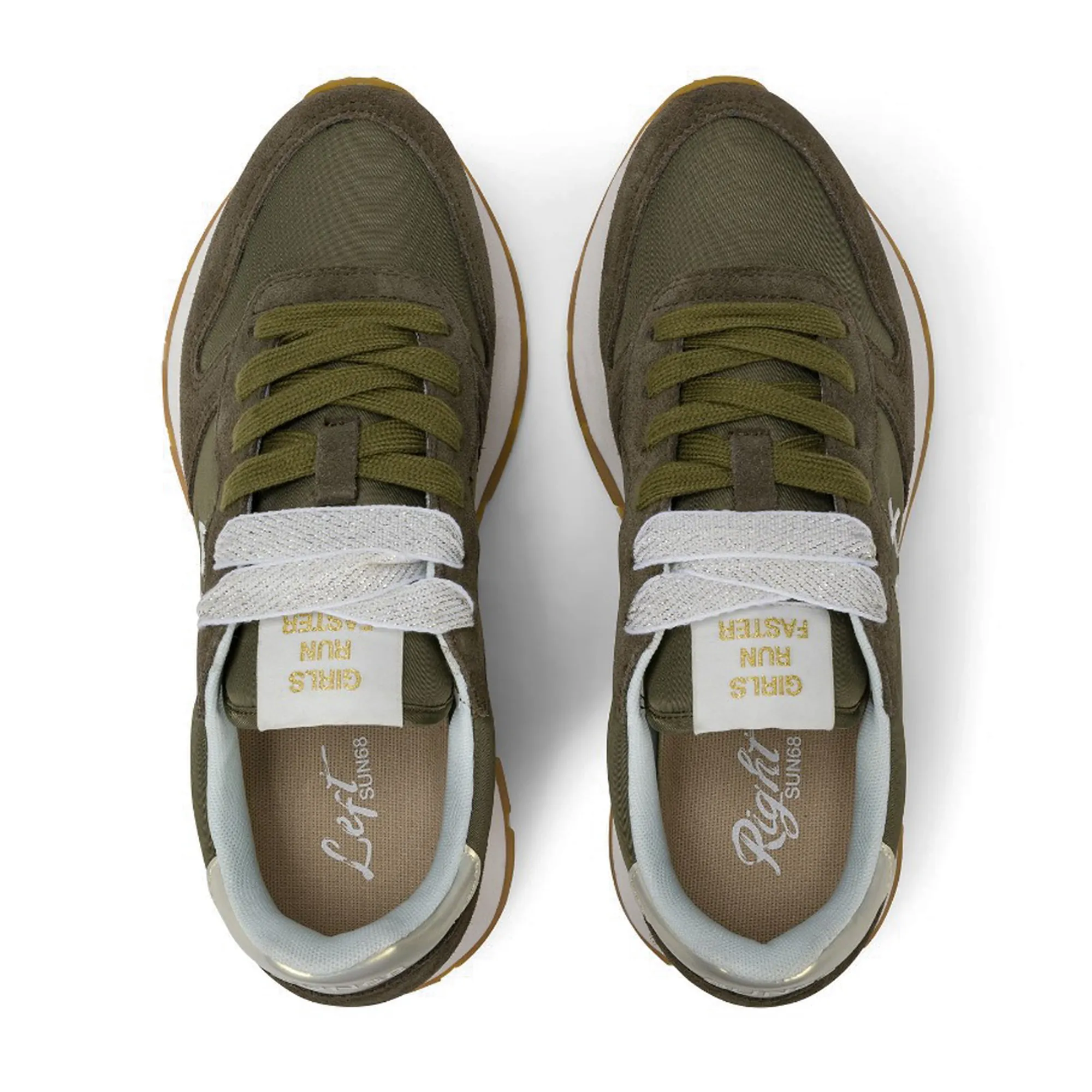 Sun 68 Sneakers Ally Gold Silver Militare Z36202 175557