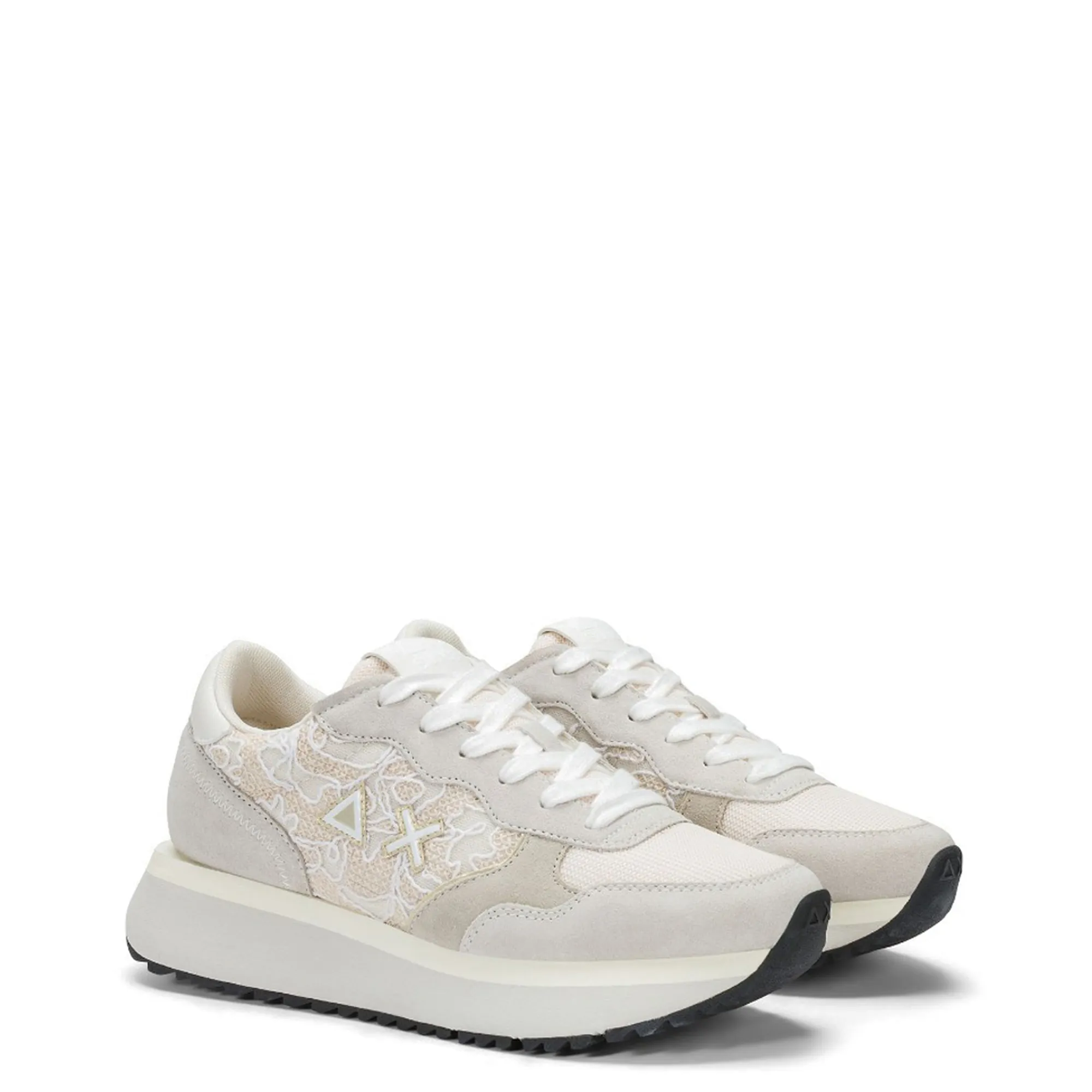 Sun 68 Sneakers Big Ally Flower Mesh Bianco Z36211 175525