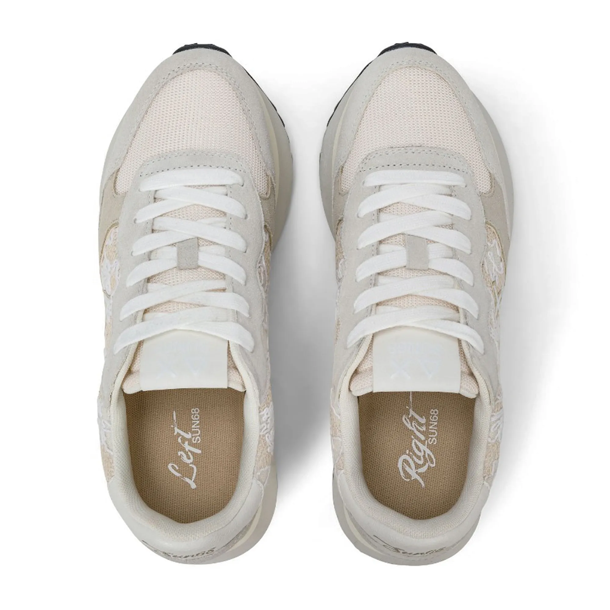 Sun 68 Sneakers Big Ally Flower Mesh Bianco Z36211 175528