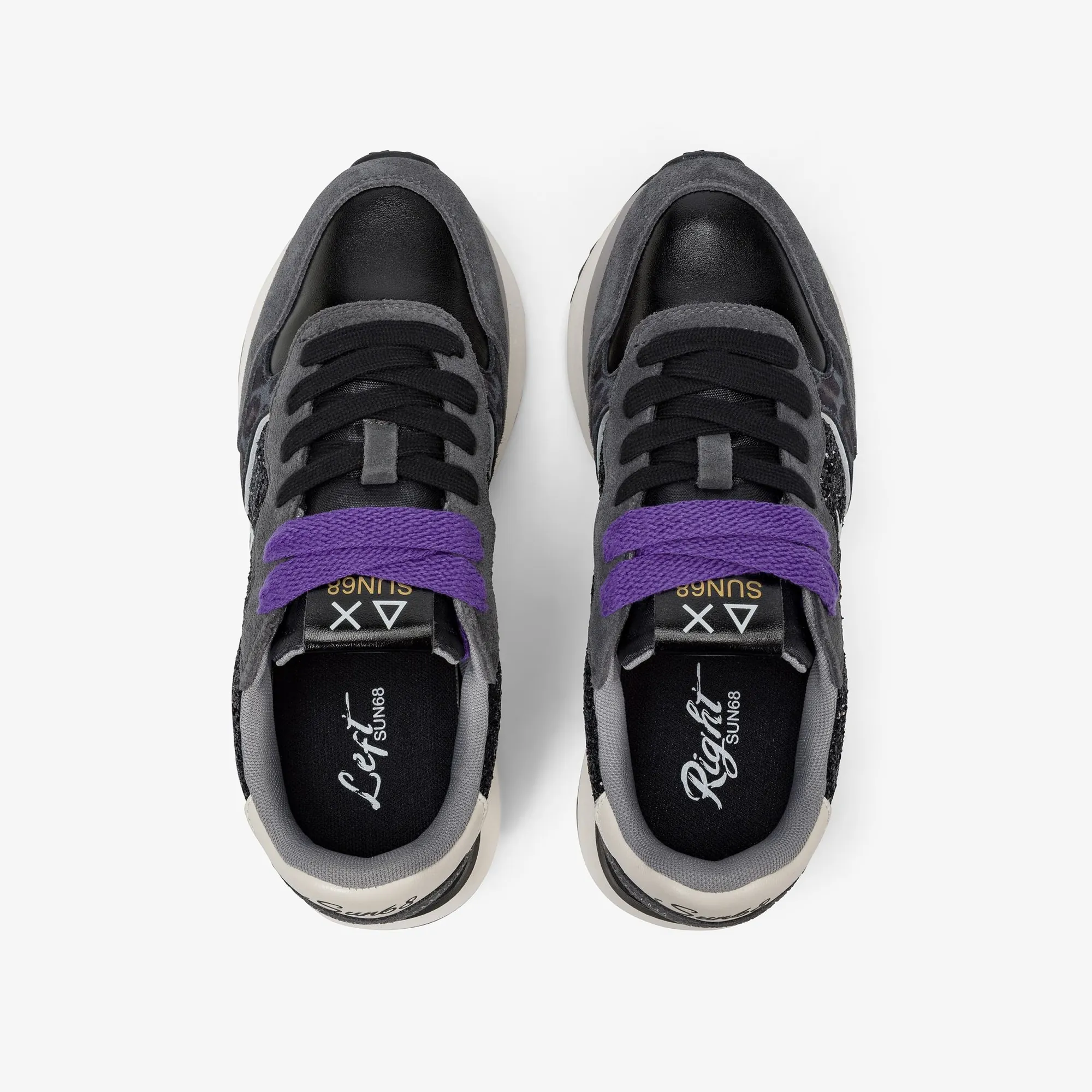 Sun 68 Sneakers Big Ally Glitter Nero Z45212 155512