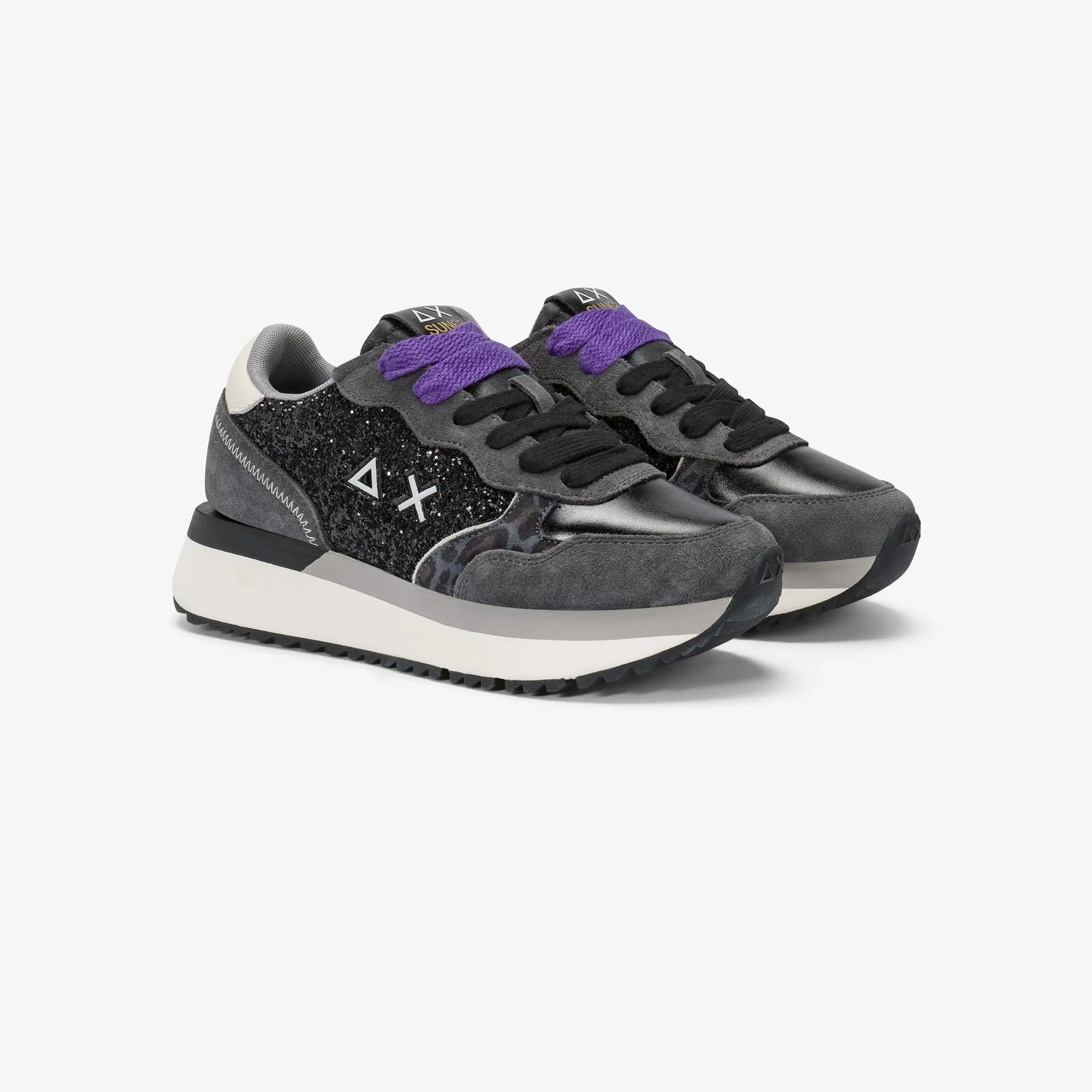 Sun 68 Sneakers Big Ally Glitter Nero Z45212 155514