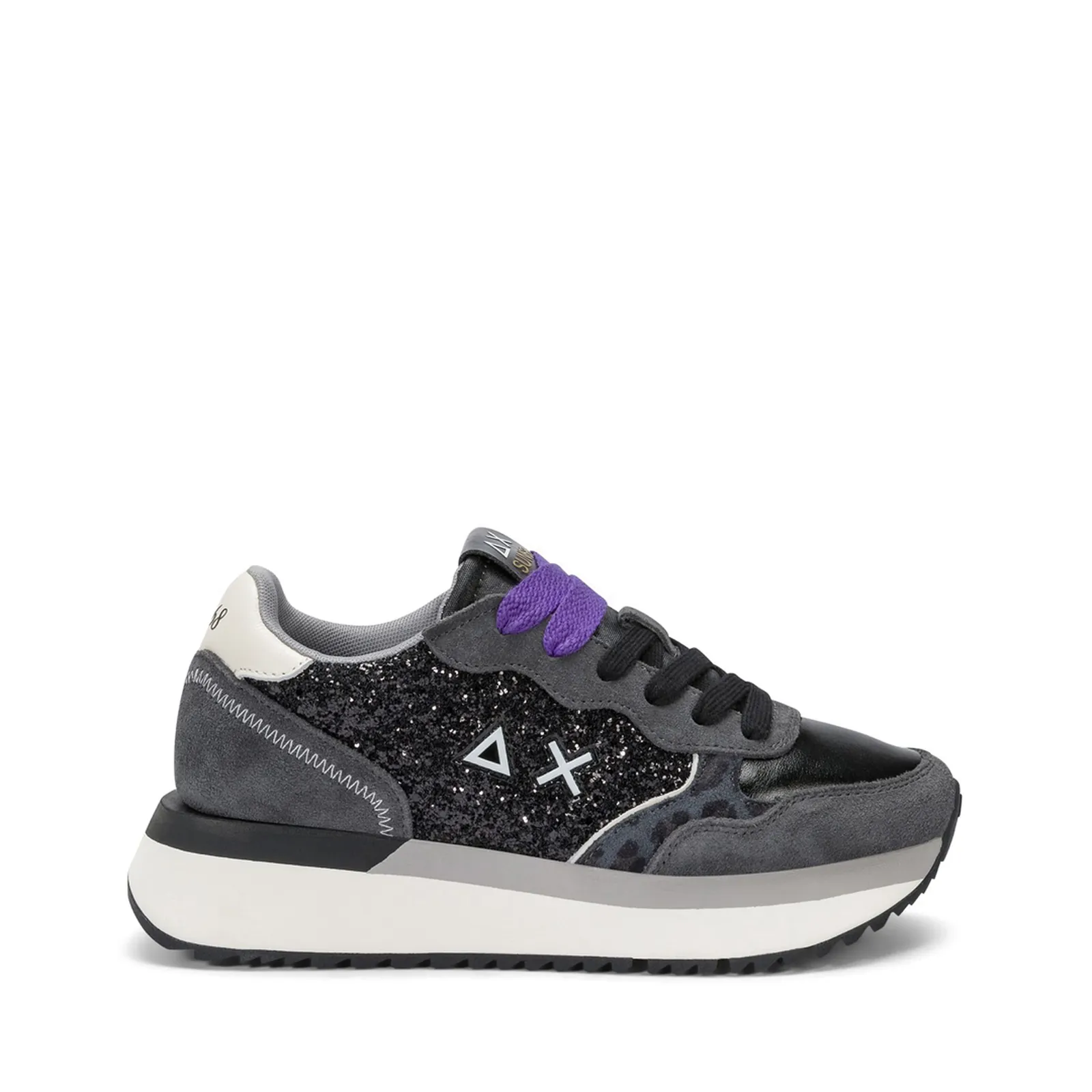 Sun 68 Sneakers Big Ally Glitter Nero Z45212 155972