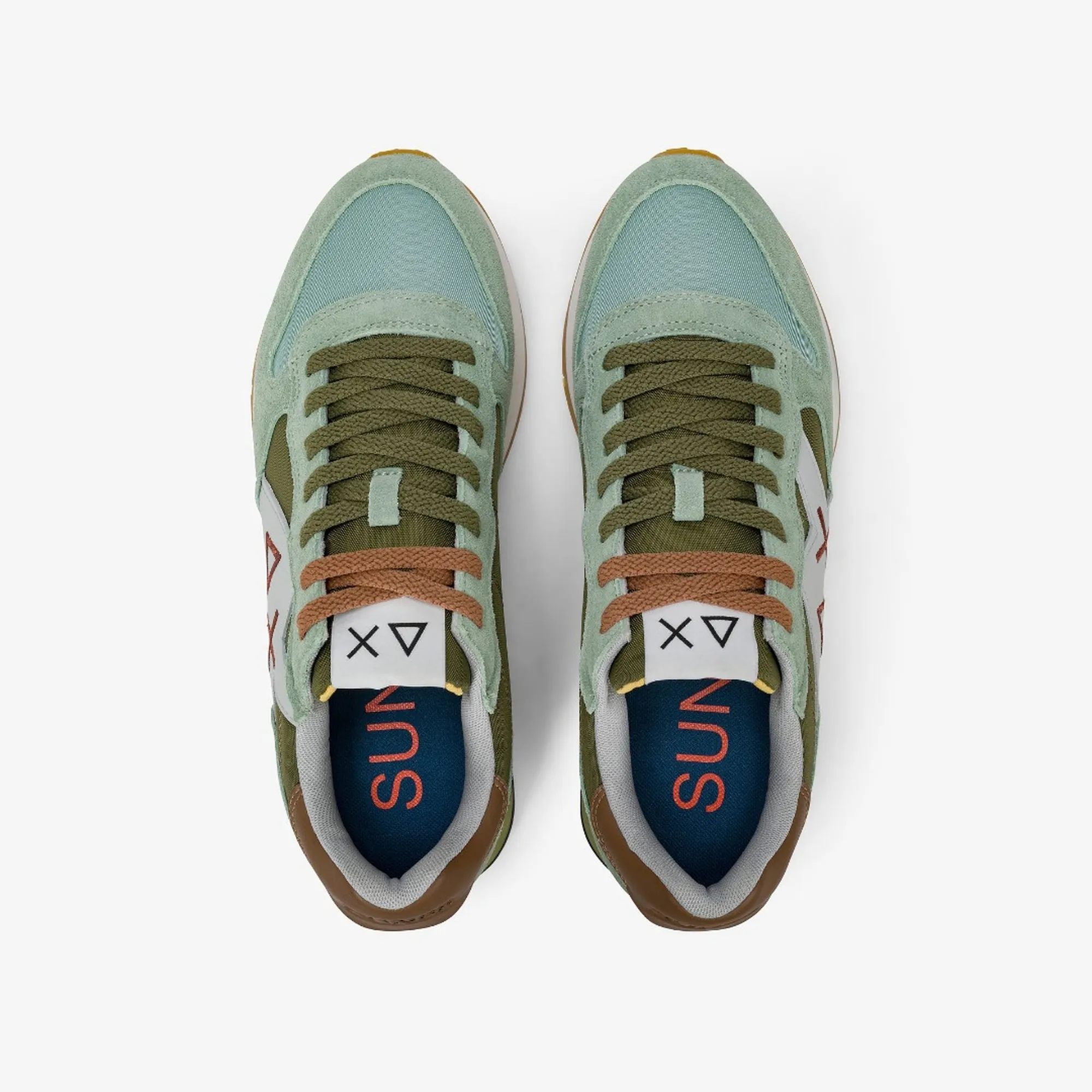 Sun 68 B'Sneakers Jaki 2.0 Bicolor' Sage Green Z36116 175479