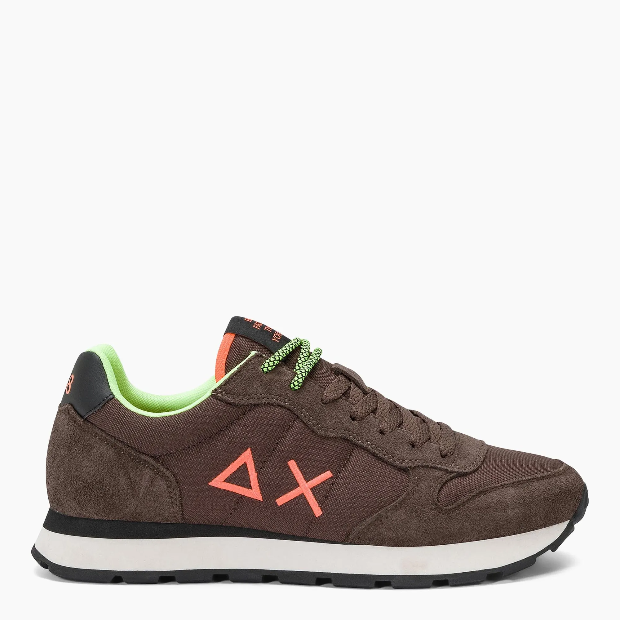 Sun 68 B'Sneakers Tom Fluo' Brown Z45102 153408