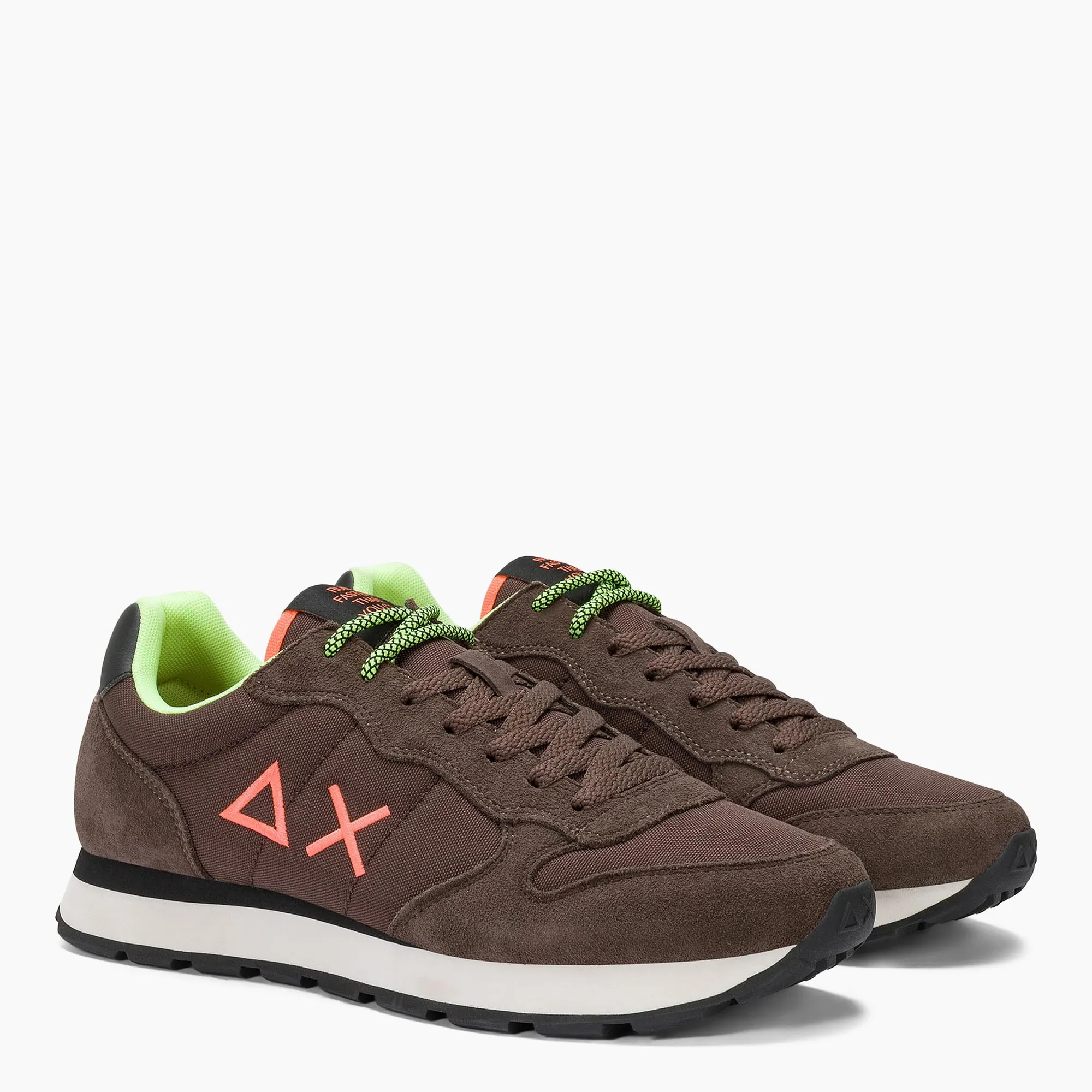Sun 68 B'Sneakers Tom Fluo' Brown Z45102 153412