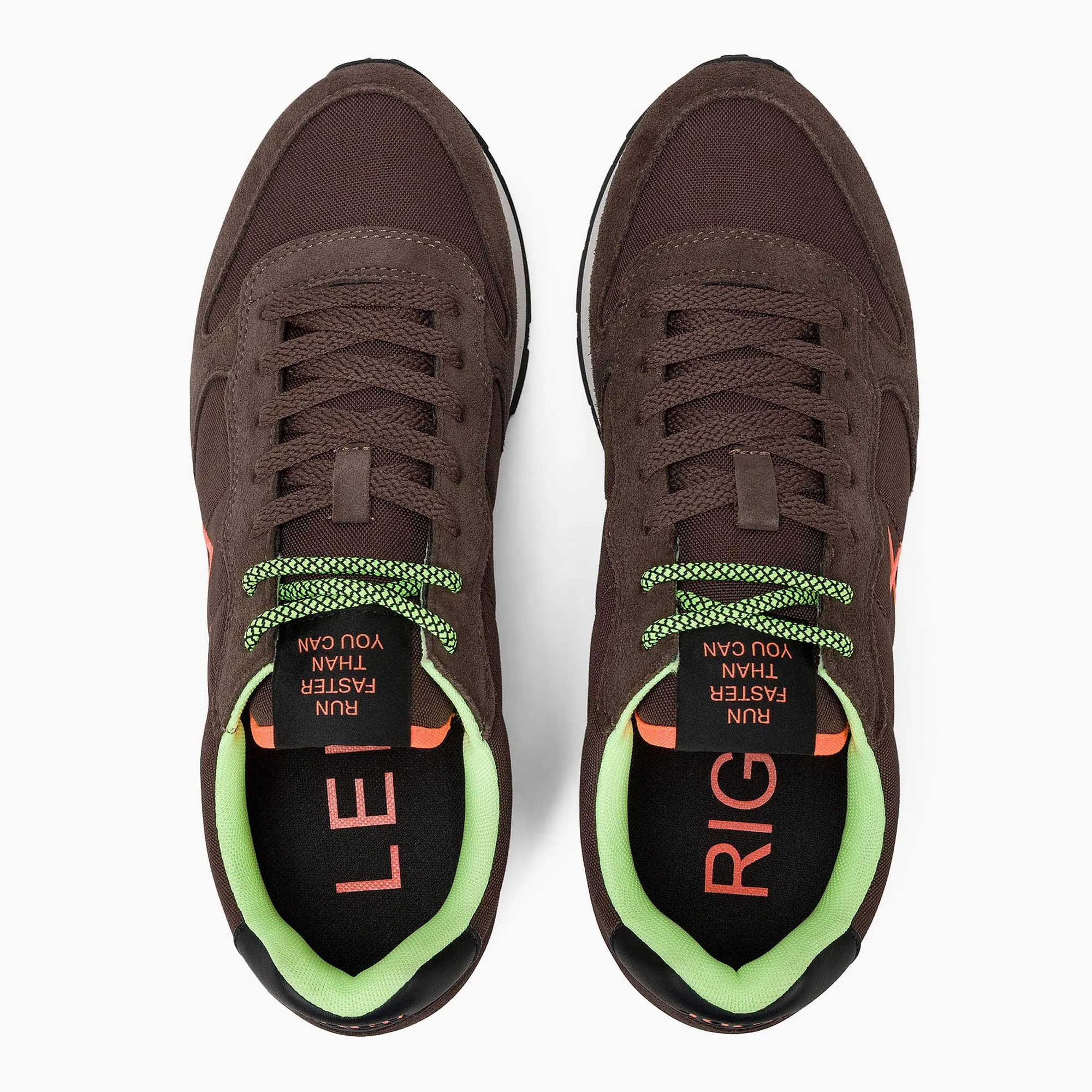 Sun 68 B'Sneakers Tom Fluo' Brown Z45102 153415