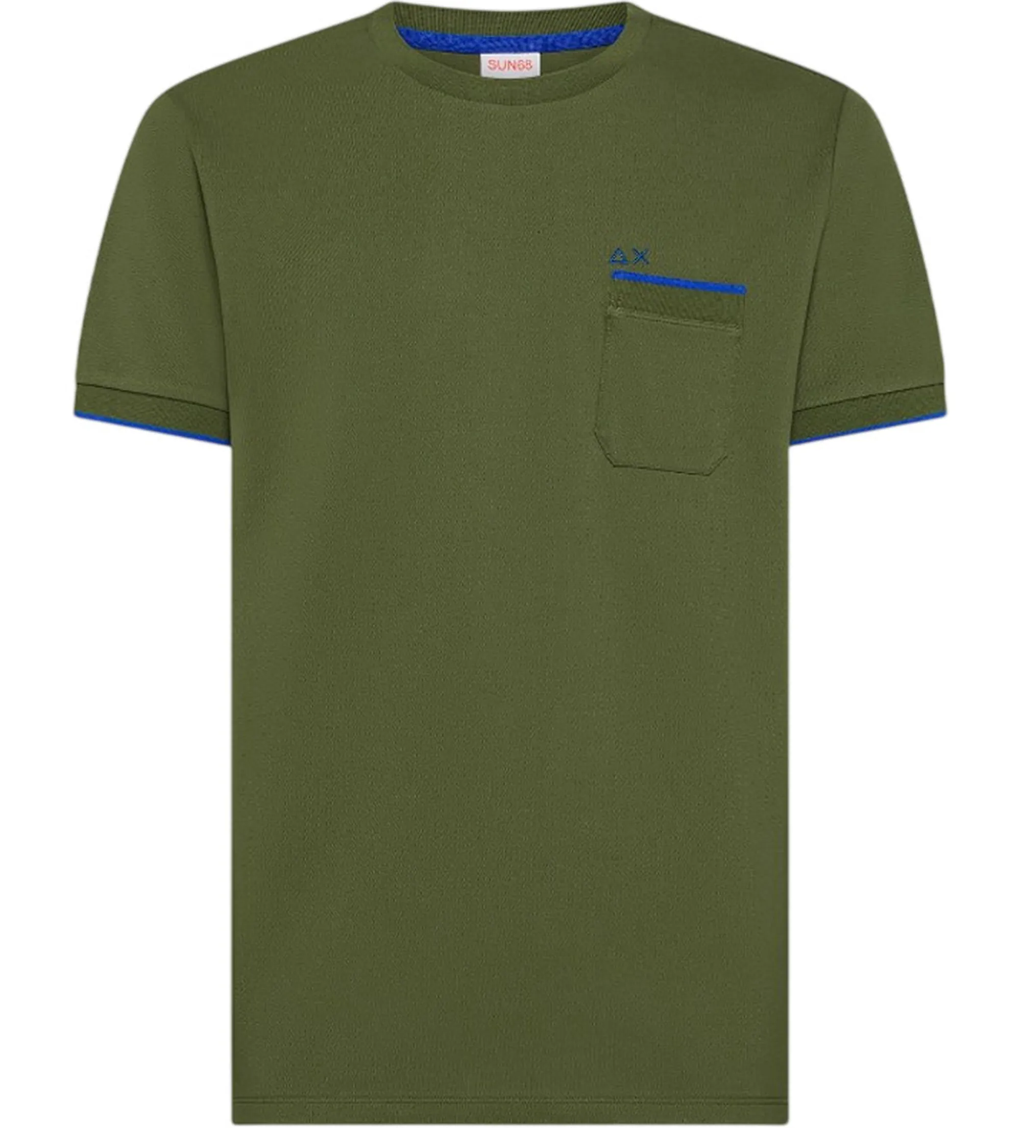 Sun 68 T-Shirt Verde Scuro T36119 179250