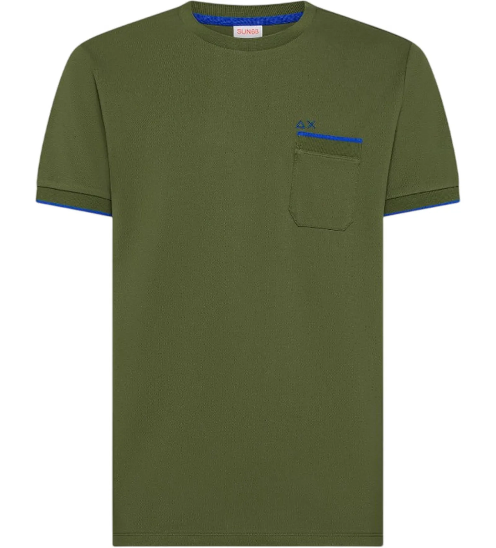 Sun 68 T-Shirt Verde Scuro T36119 179250