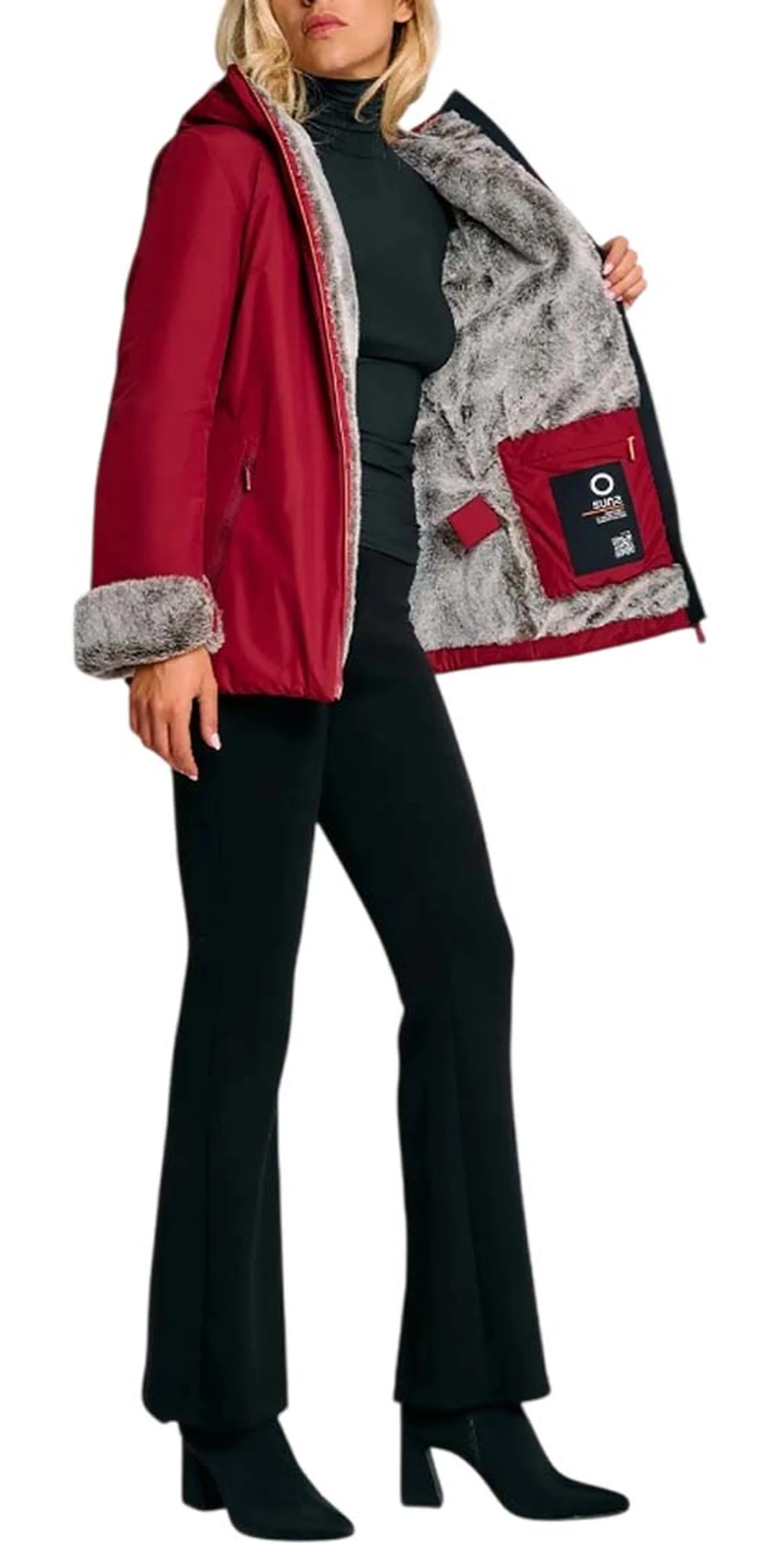 Suns Giubbino Alya Fur Cherry Gbs63023D 169538