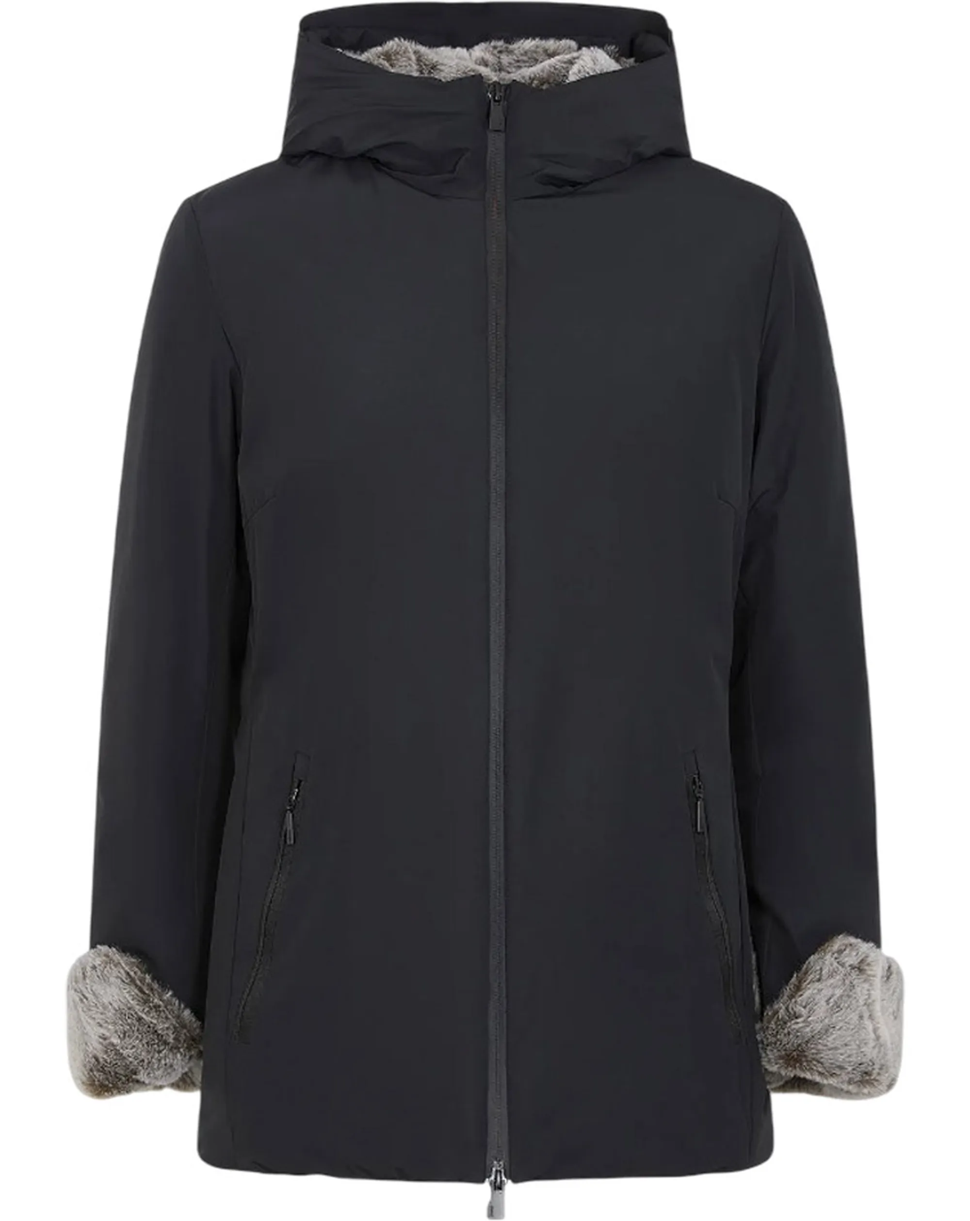 Suns Giubbino Alya Fur Nero Gbs63023D 165295