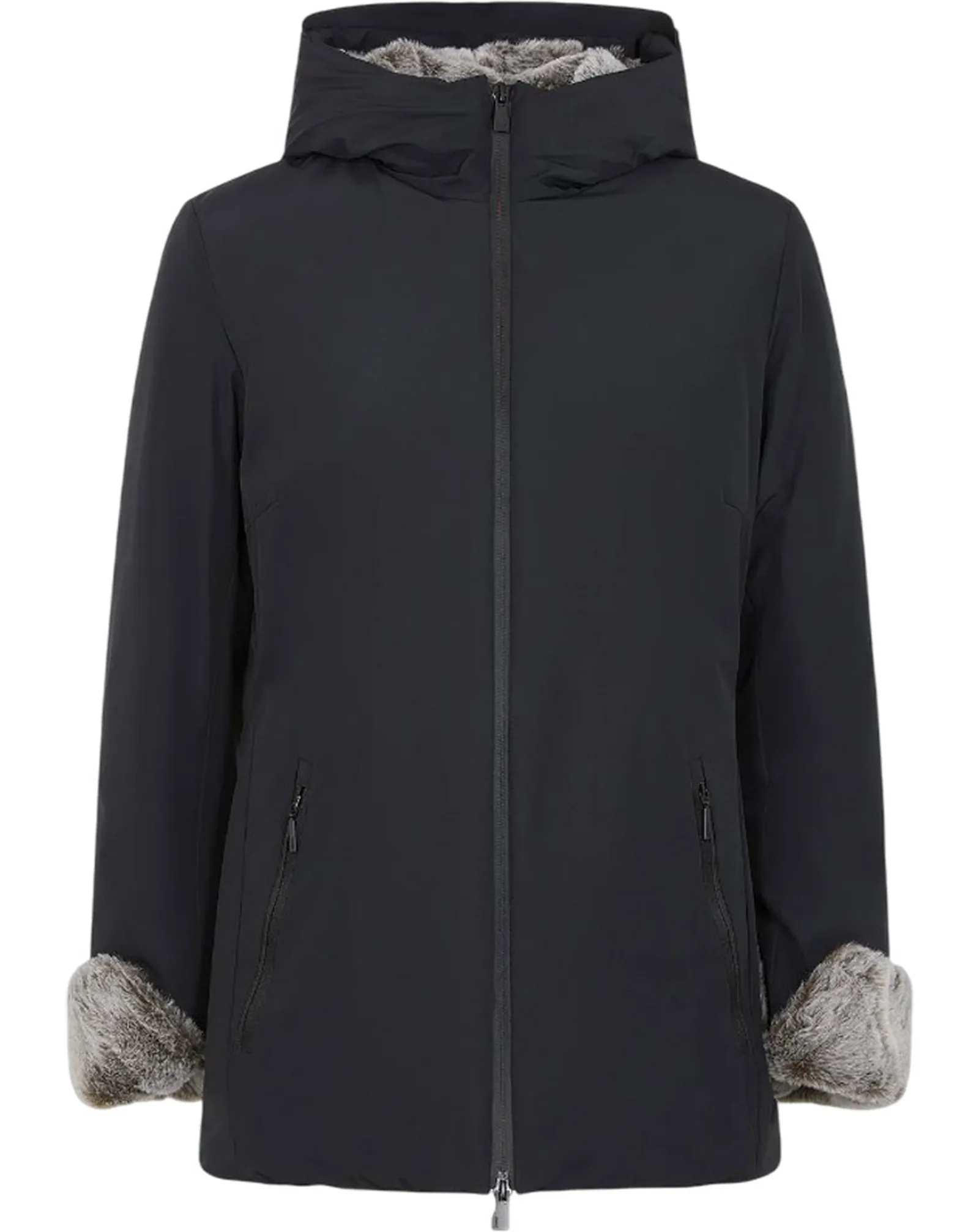 Suns Giubbino Alya Fur Nero Gbs63023D 165295