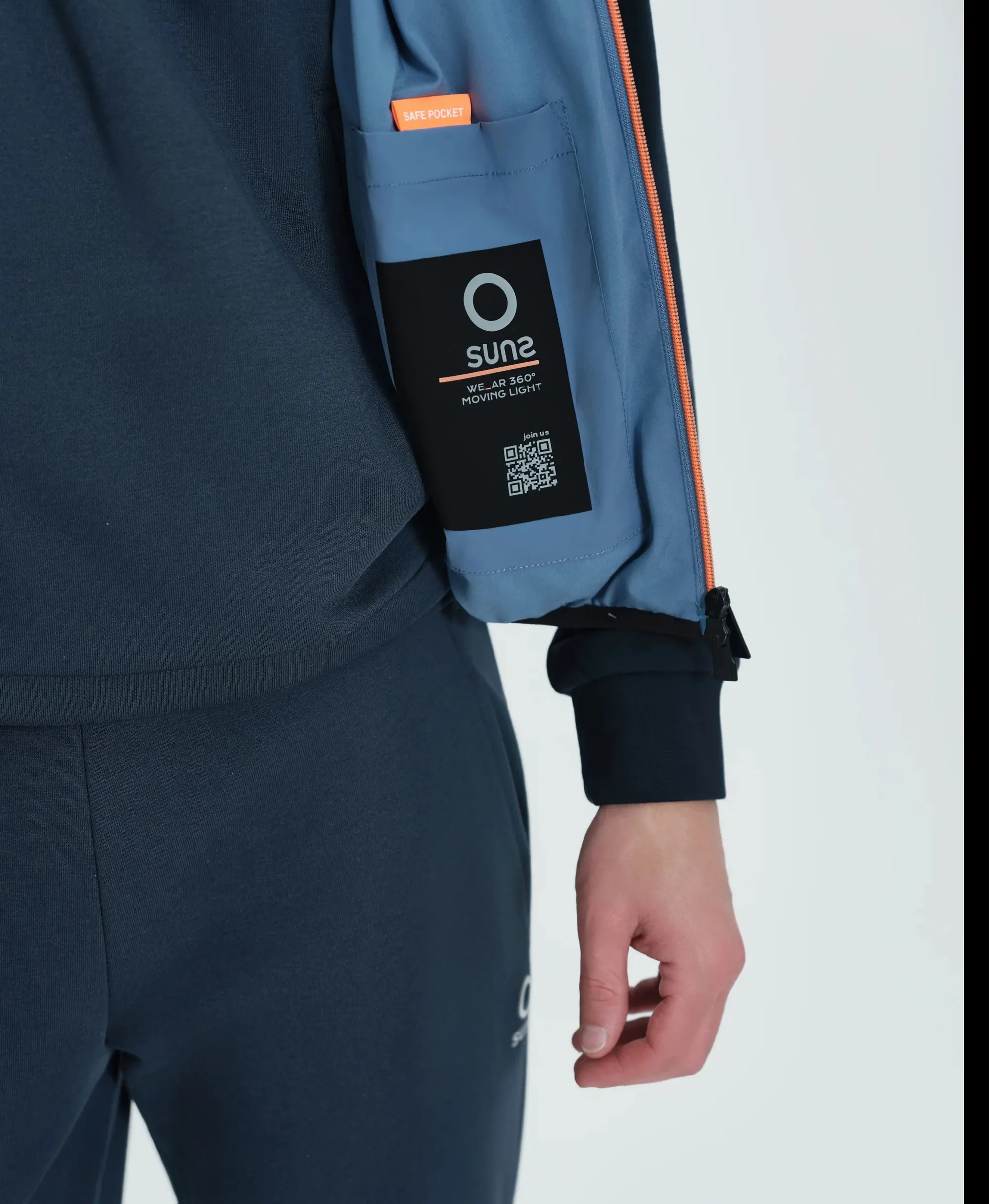 Suns Giubbino Reversibile Double Light Blu Gbs61011U 173708