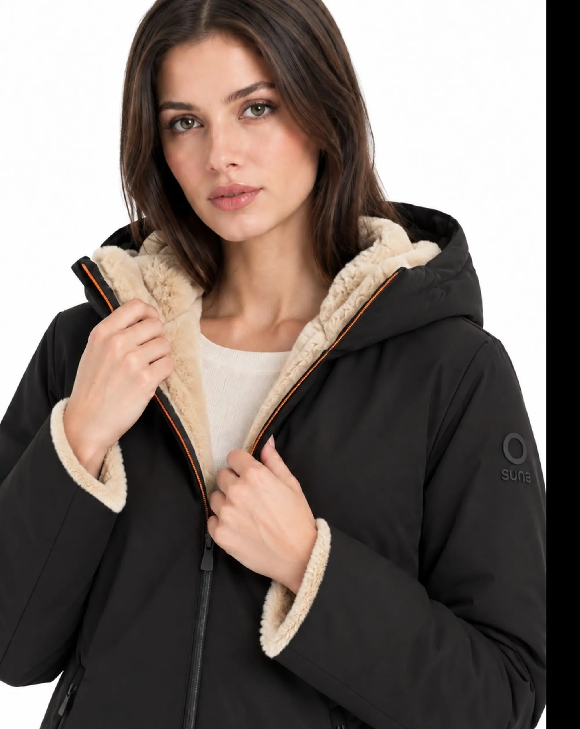 Suns Giubbino Suns Alya Fur Nero Gbs73031D 197186