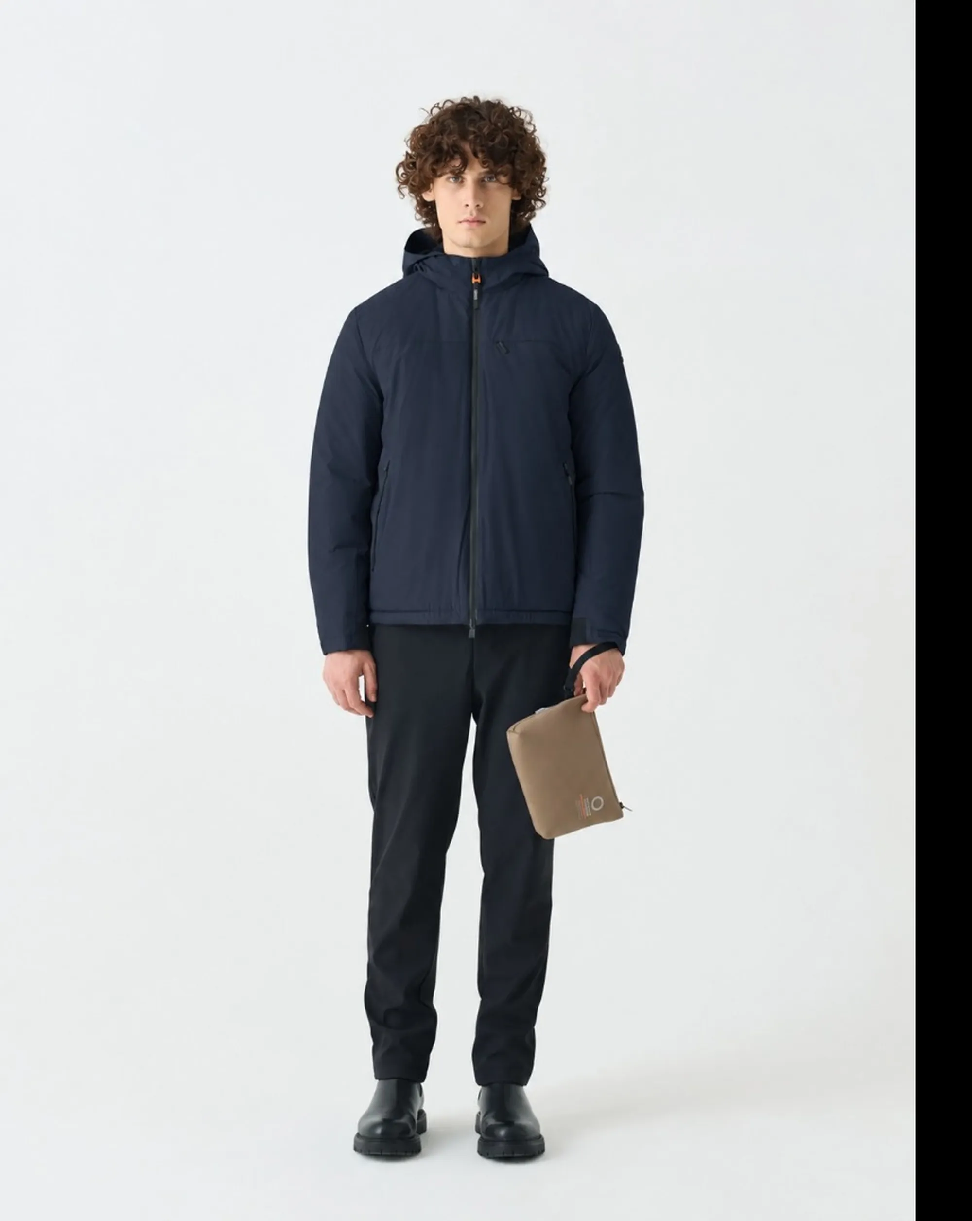 Suns B'Suns Aurelio Velour Jacket' Dark Blue Gbs73037U 197420