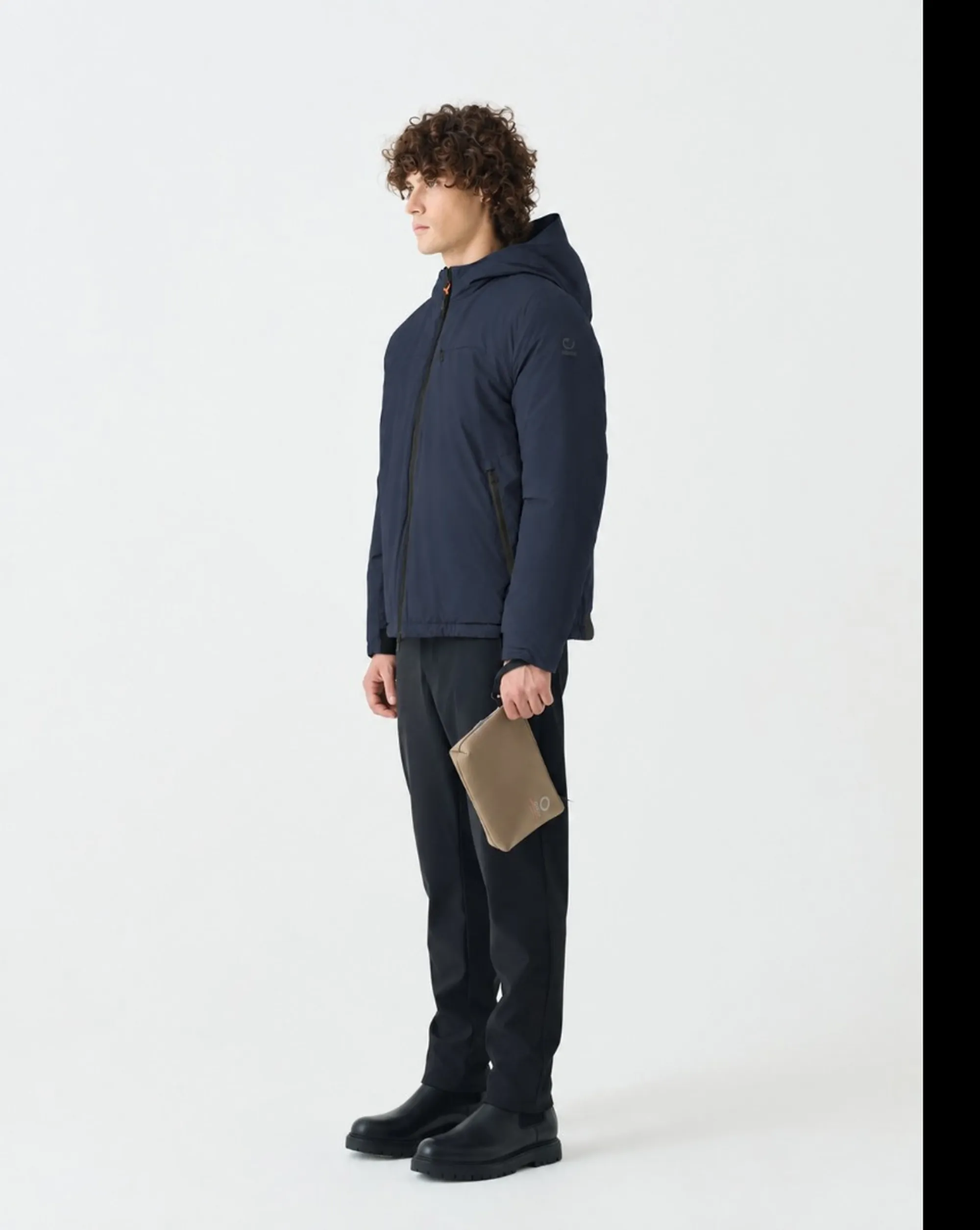 Suns B'Suns Aurelio Velour Jacket' Dark Blue Gbs73037U 197422