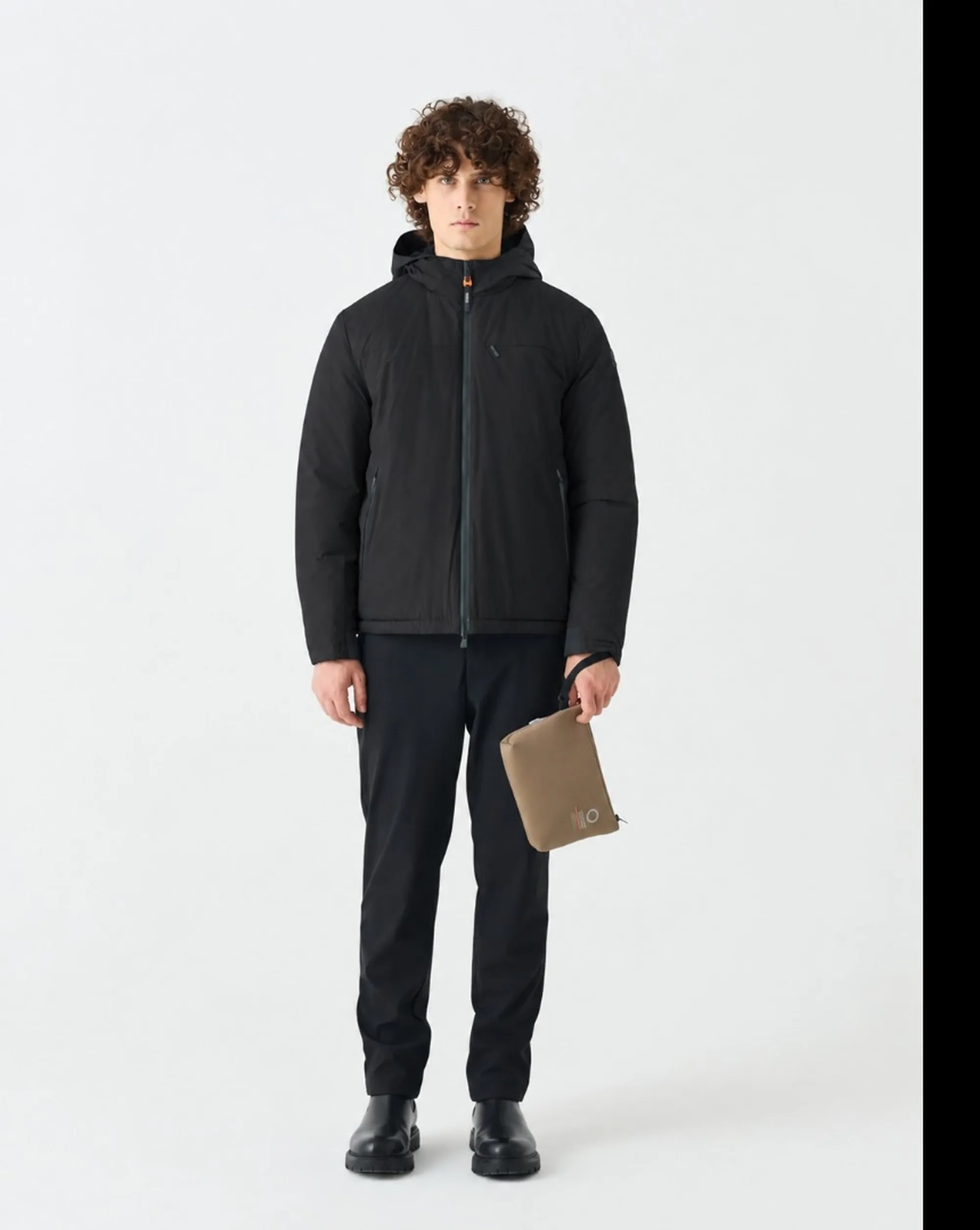 Suns B'Suns Aurelio Velour Jacket' Black Gbs73037U 197418