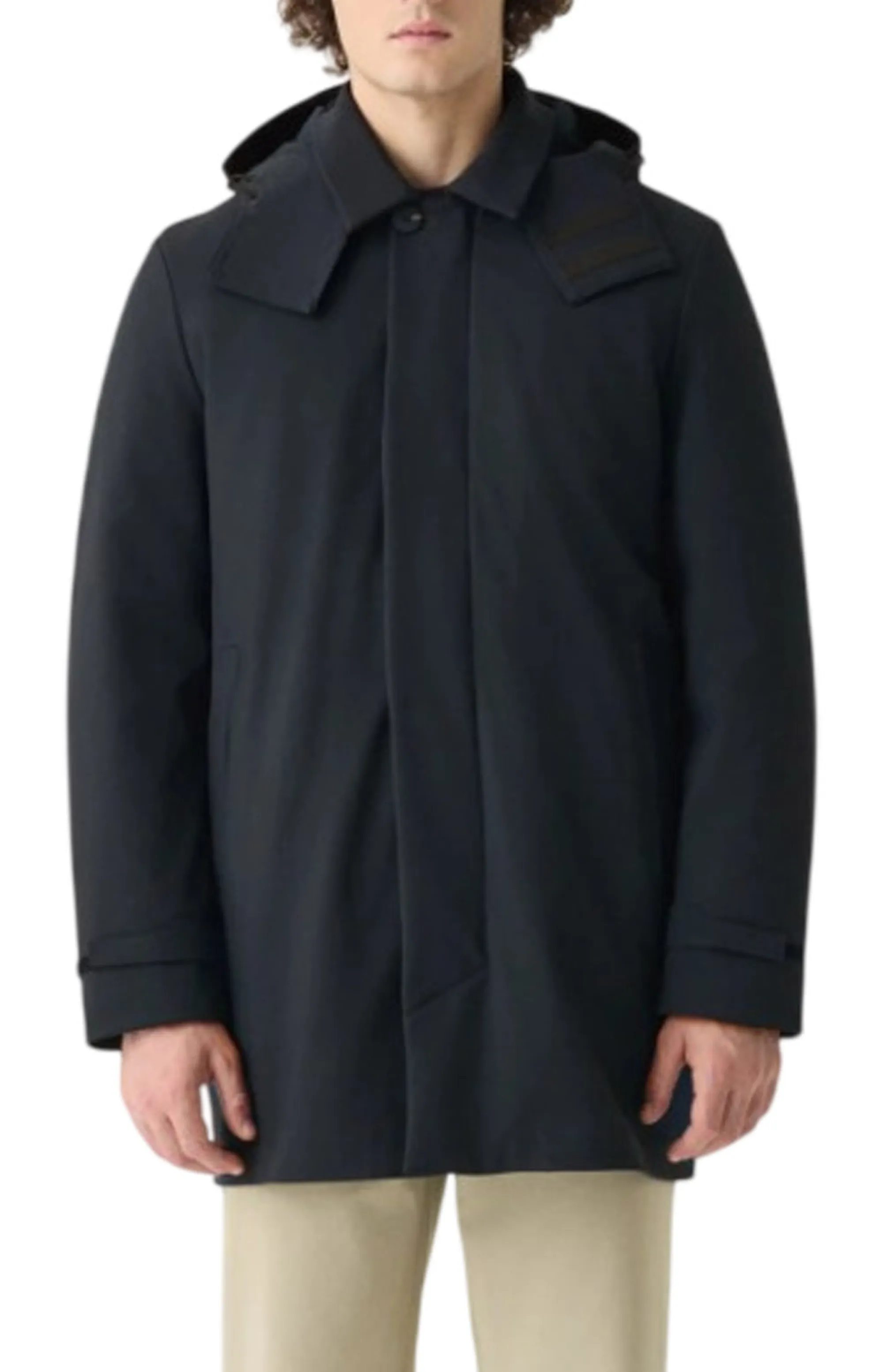 Suns Giubbino Suns Hooded Long Nero Gbs73027U 197484