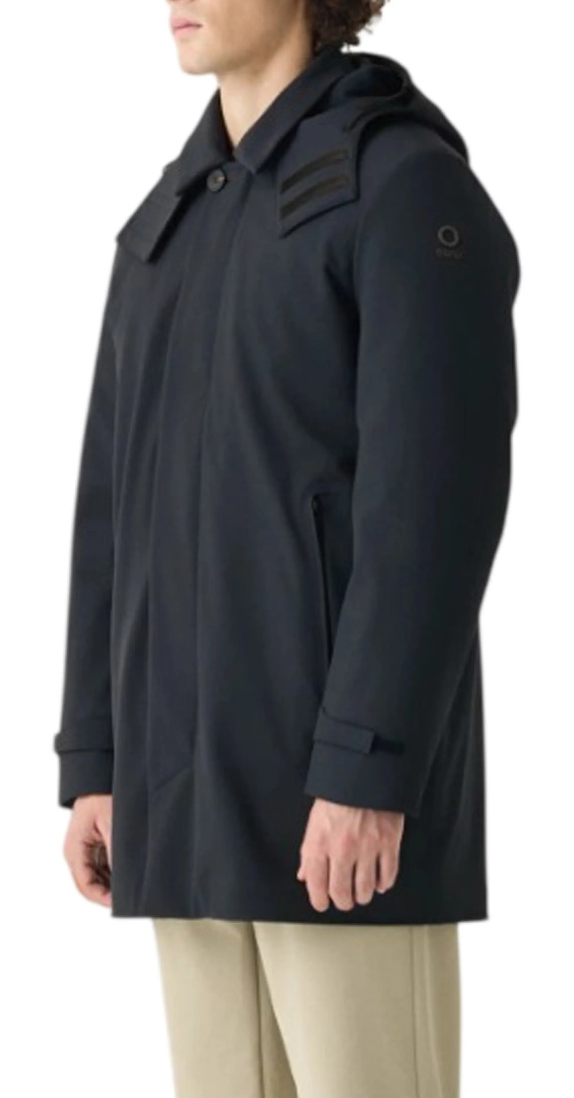 Suns Giubbino Suns Hooded Long Nero Gbs73027U 197485