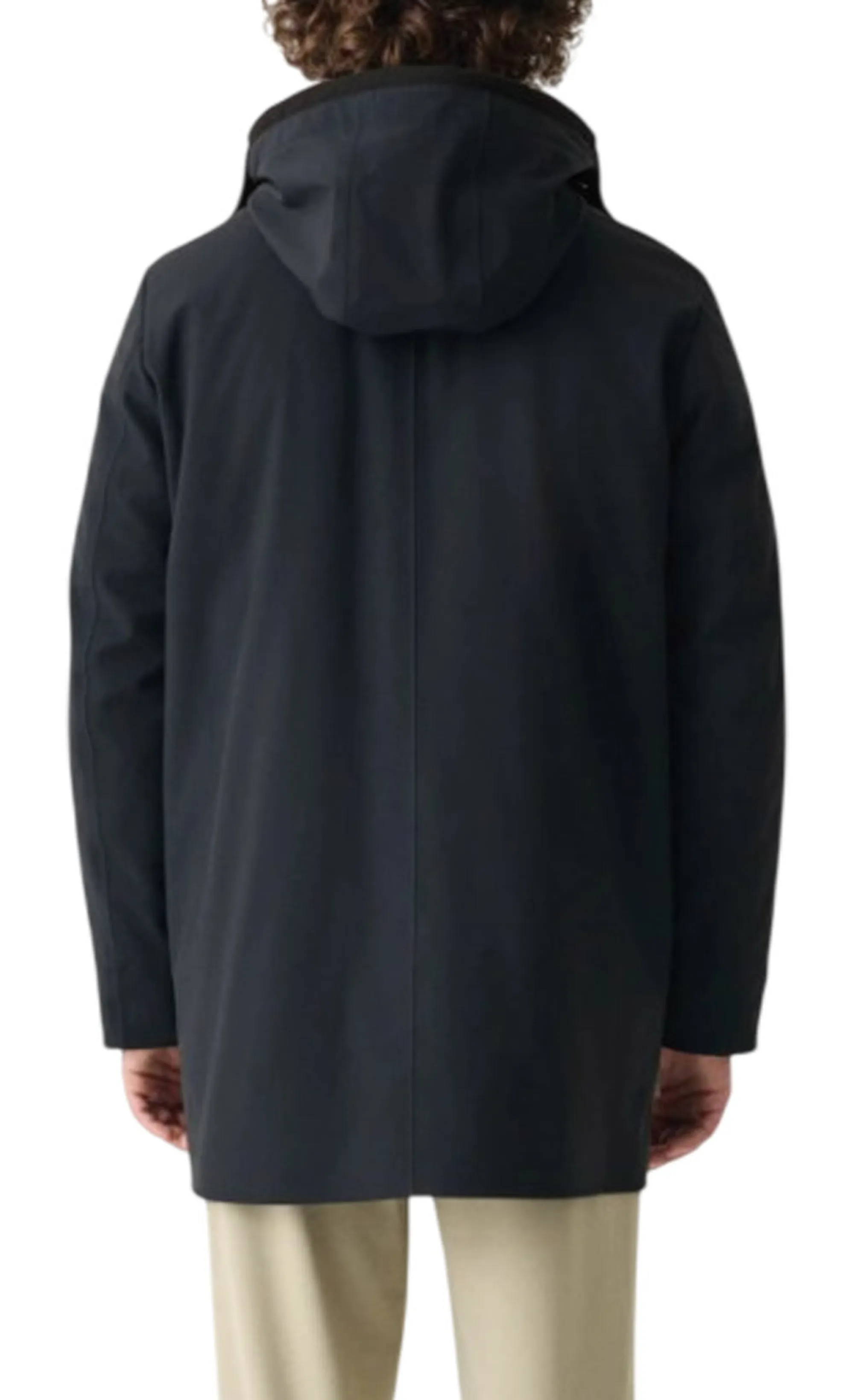 Suns Giubbino Suns Hooded Long Nero Gbs73027U 197486