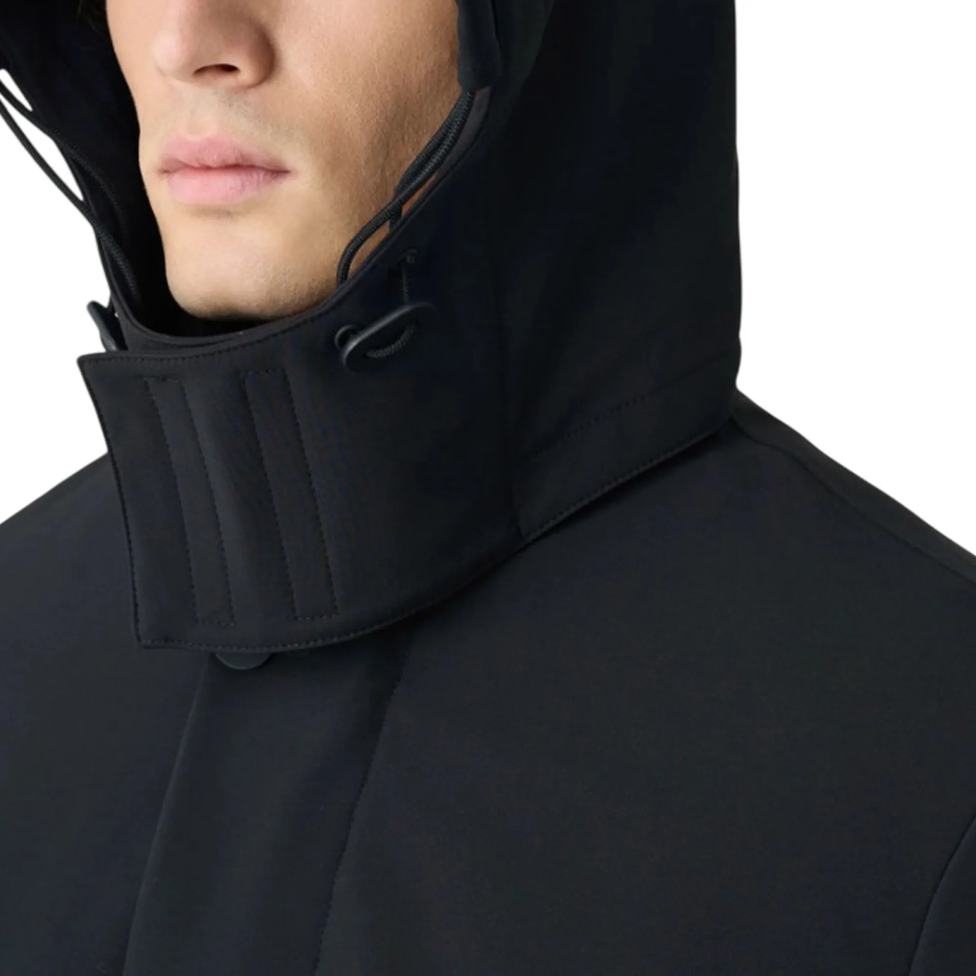 Suns Giubbino Suns Hooded Long Nero Gbs73027U 197487