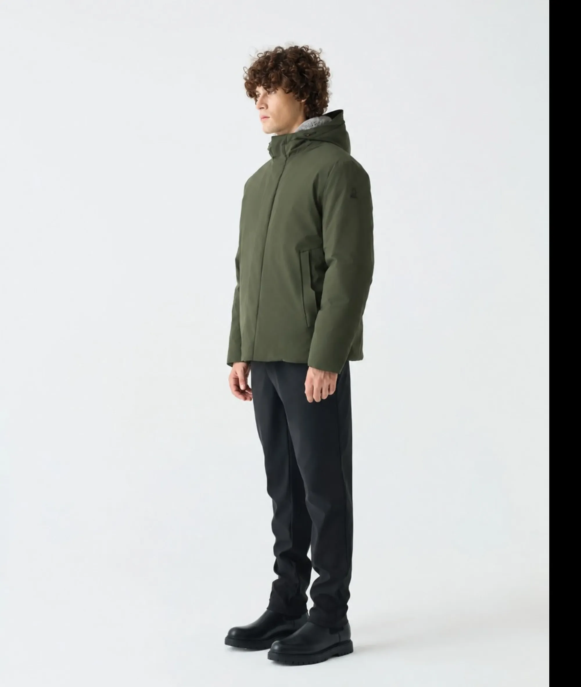 Suns Giubbino Suns Montebianco Fur Verde Militare Gbs73040U 197431