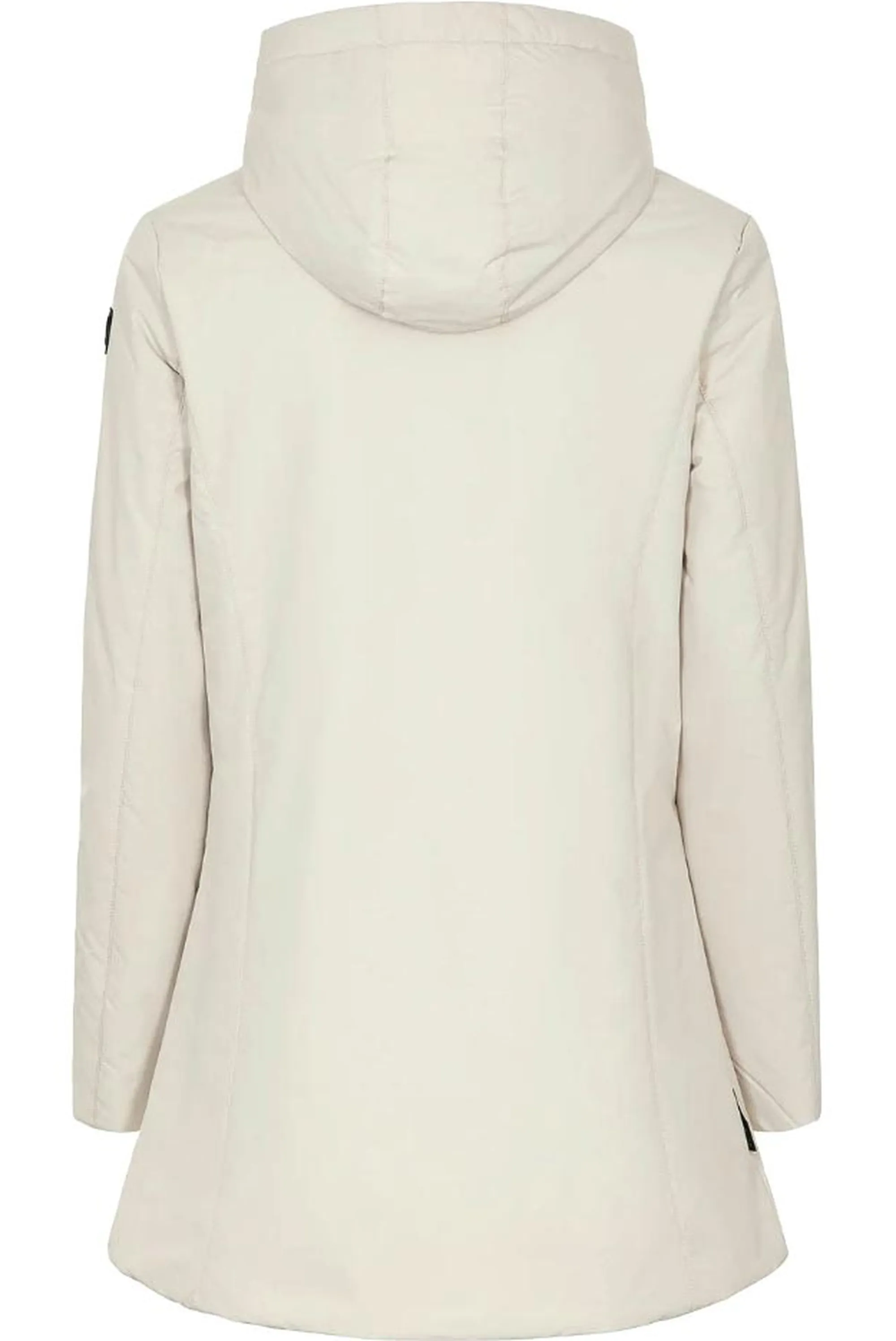 Suns Parka Aurelia Long Velour Bianco Gbs53004D 165171