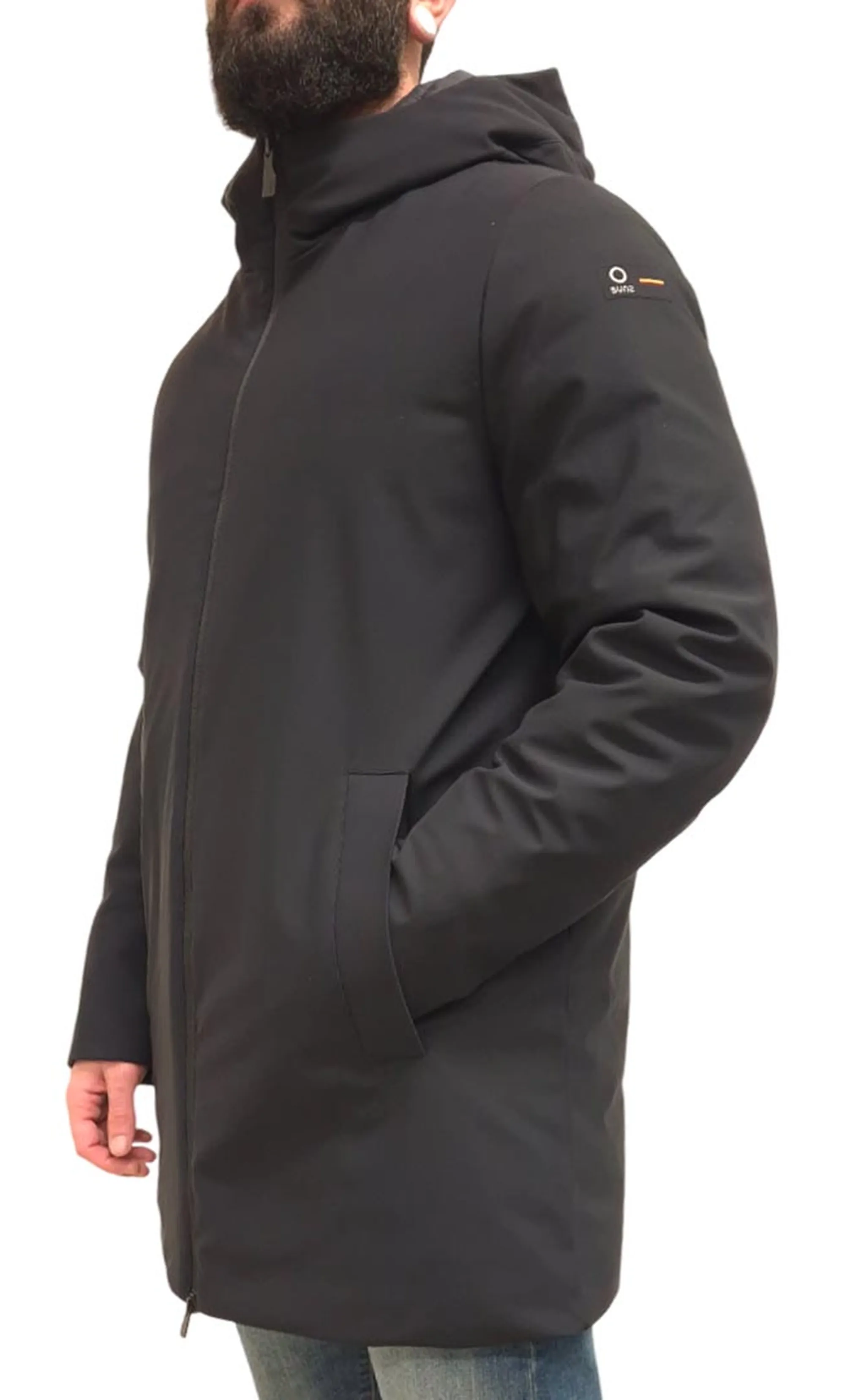Suns B'Kryl Shell Parka' Black Gbs63019U 168901