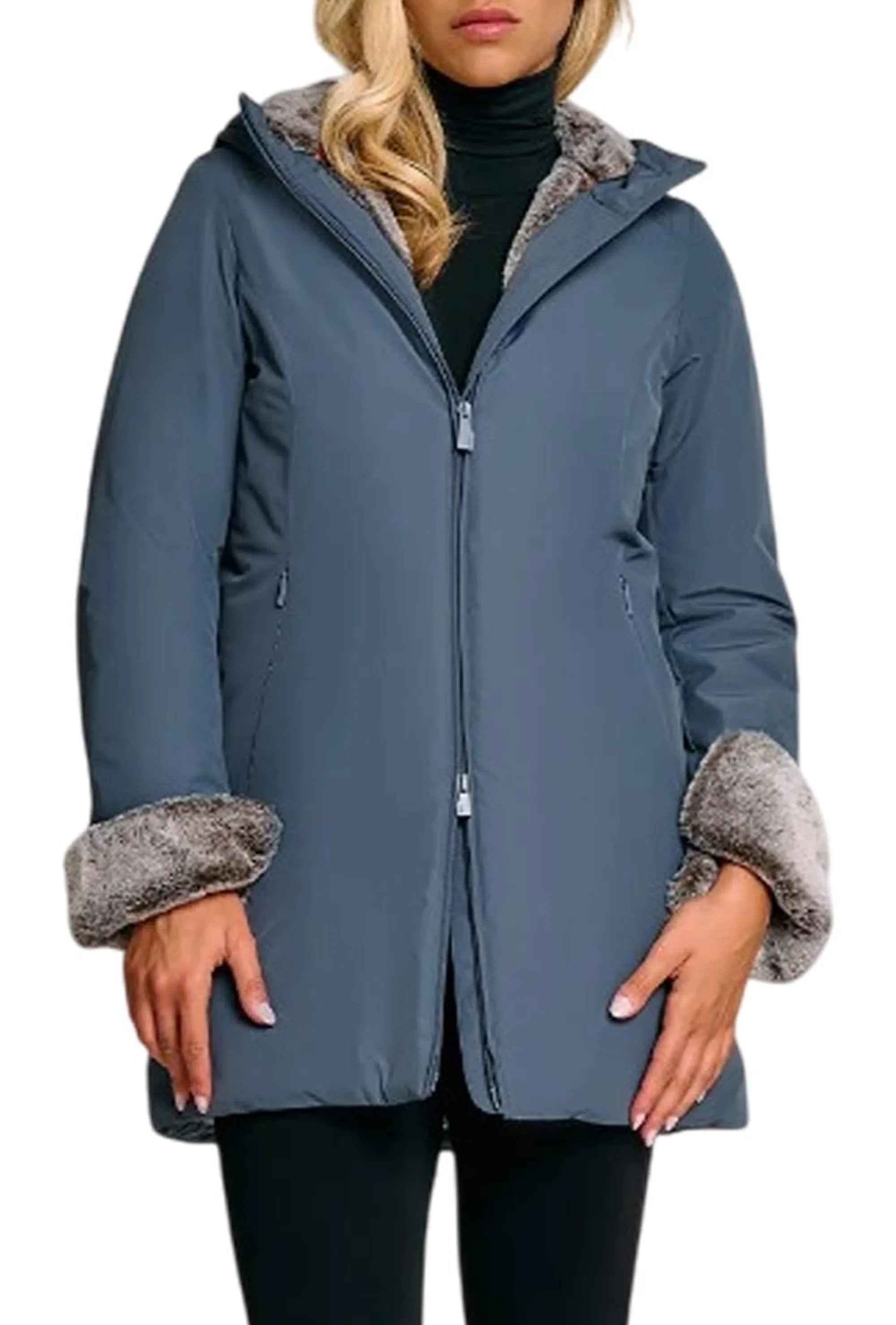 Suns B'Parka Marmolada Fur' Asphalt Gbs53020D 165186