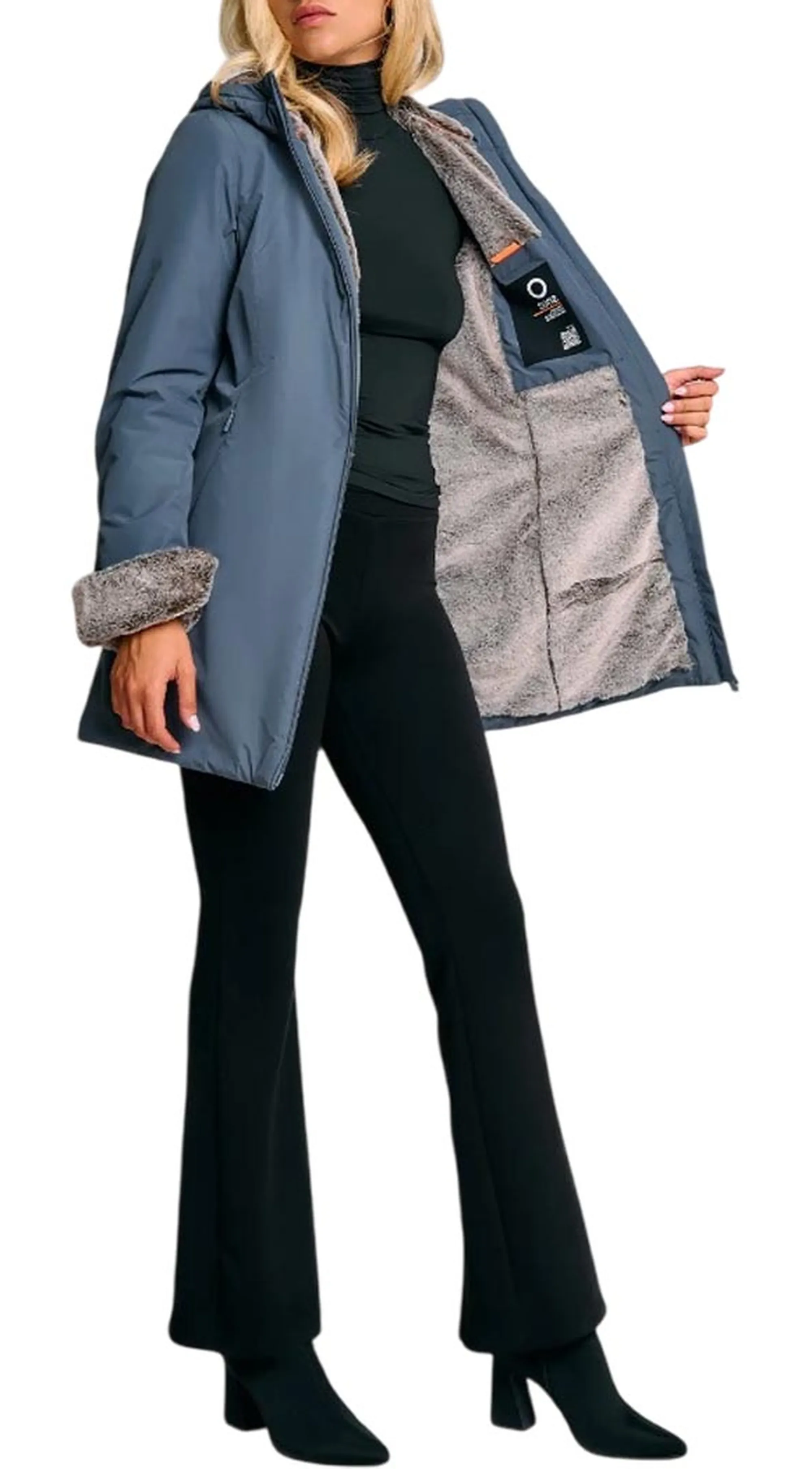 Suns B'Parka Marmolada Fur' Asphalt Gbs53020D 165188