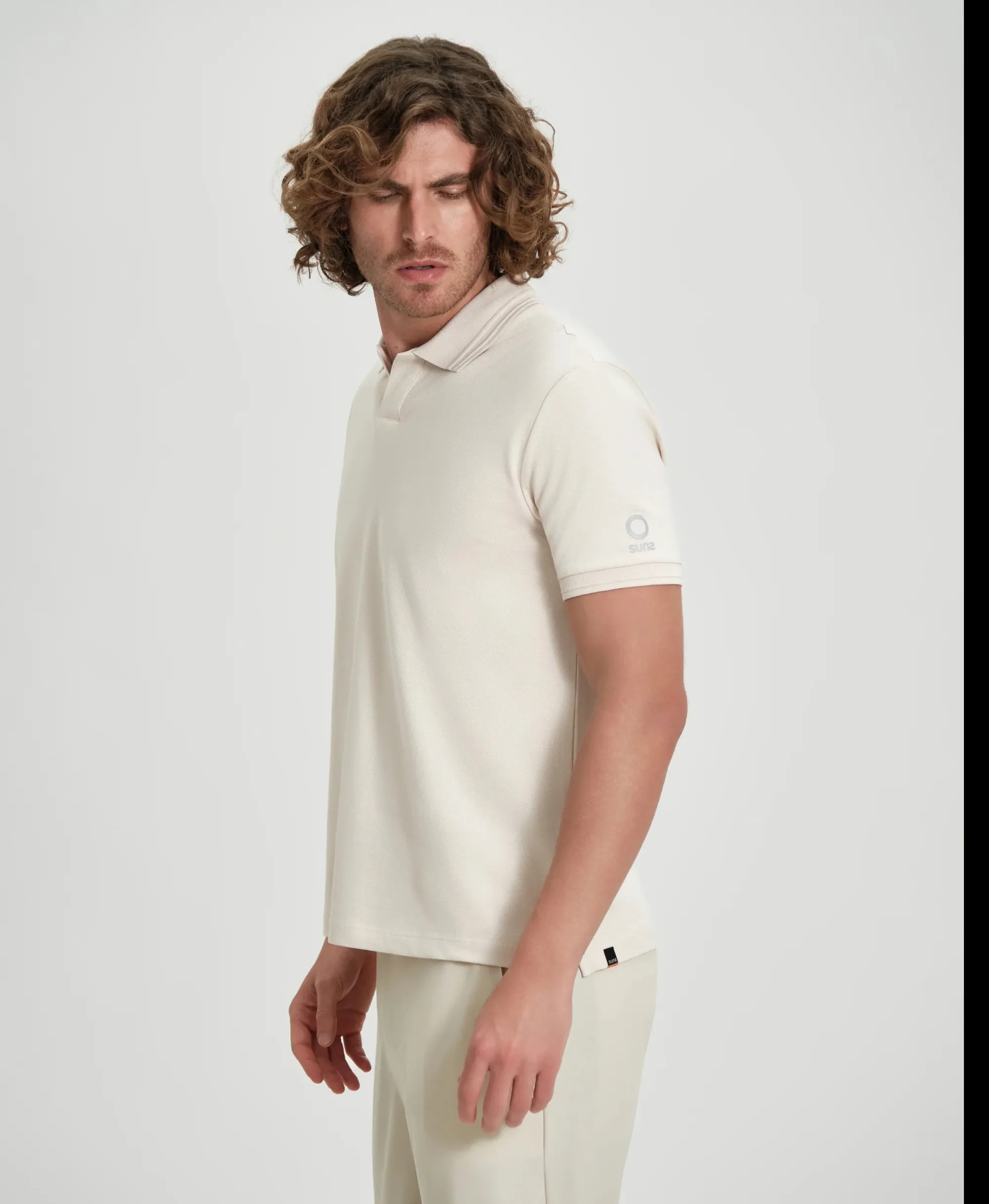 Suns B'Polo Federico Label' Beige Pls61009U 173724