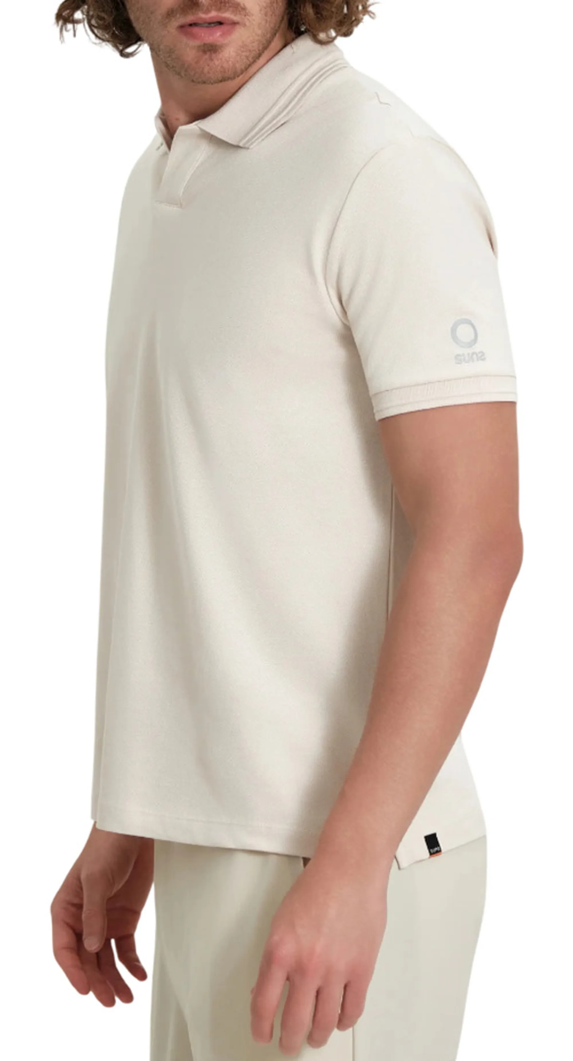Suns B'Polo Federico Label' Beige Pls61009U 179798