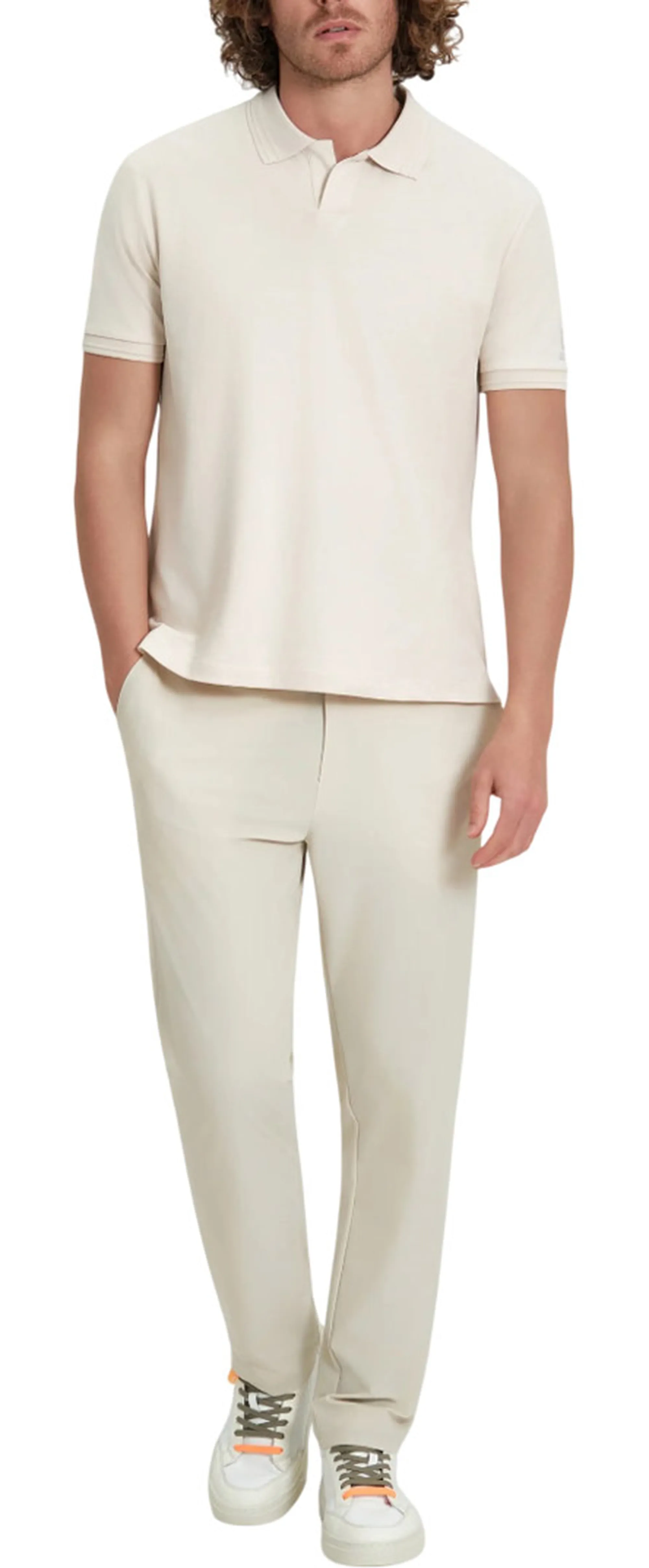 Suns B'Polo Federico Label' Beige Pls61009U 179804