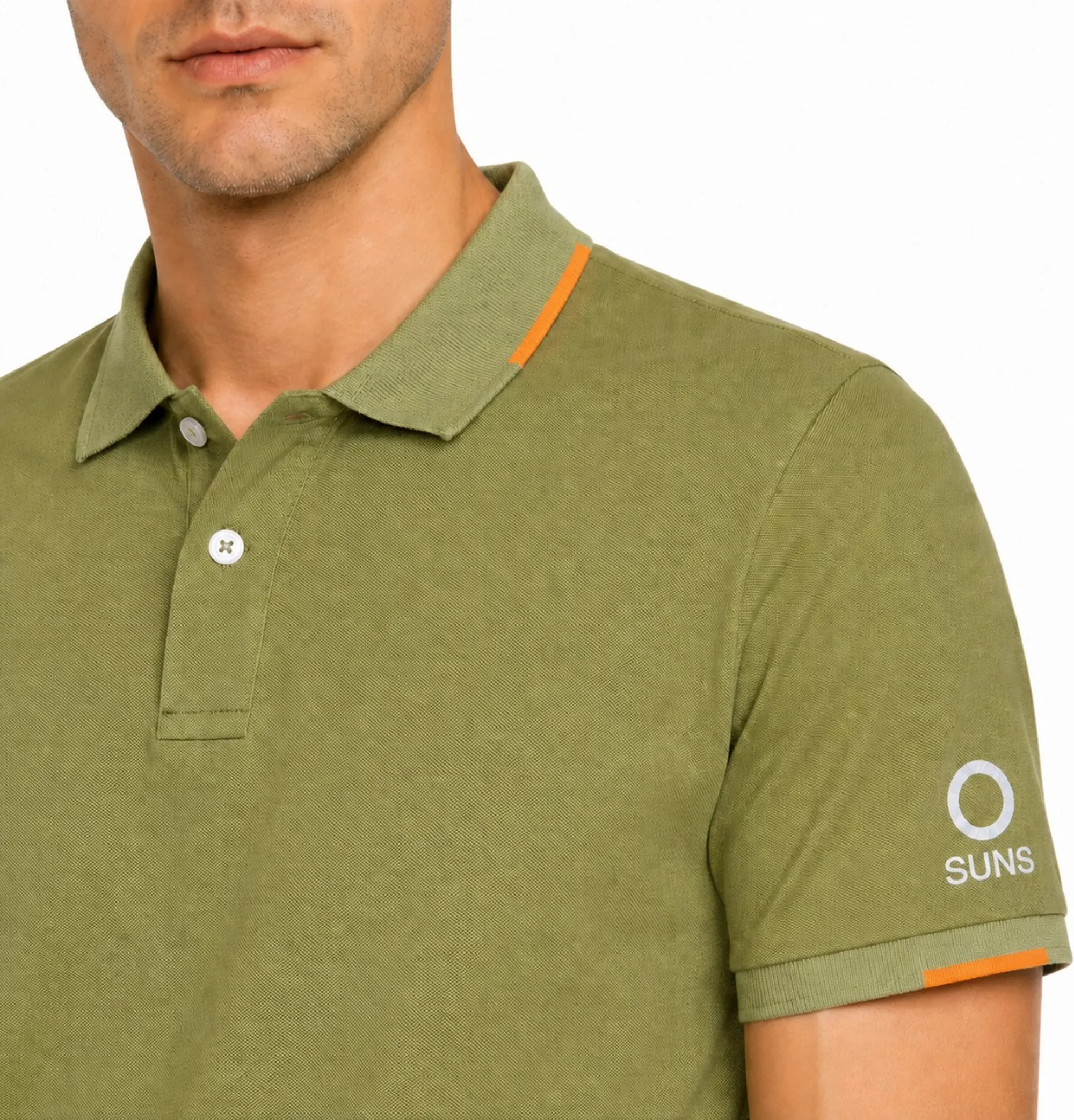 Suns B'Polo Federico Tag' Olive Pls61008U 183940