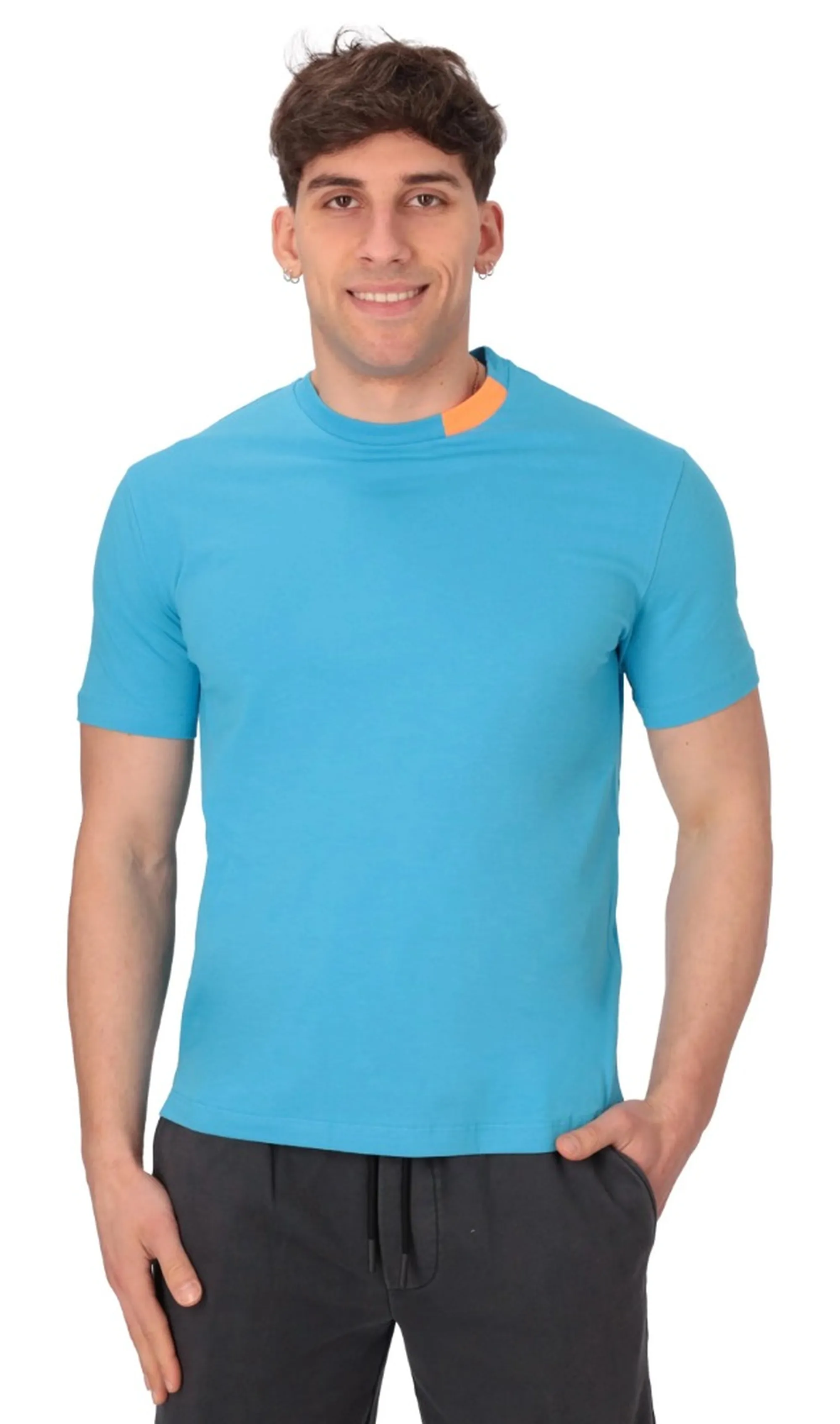 Suns B'T-Shirt Paolo' Turquoise Tss51003U 152557