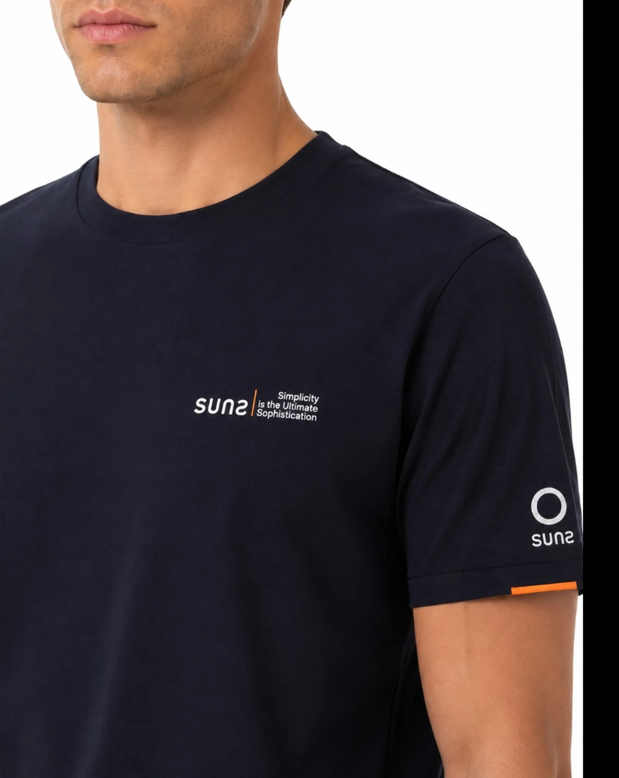 Suns T-Shirt Paolo Ribtag Blu Tss51001U 185029